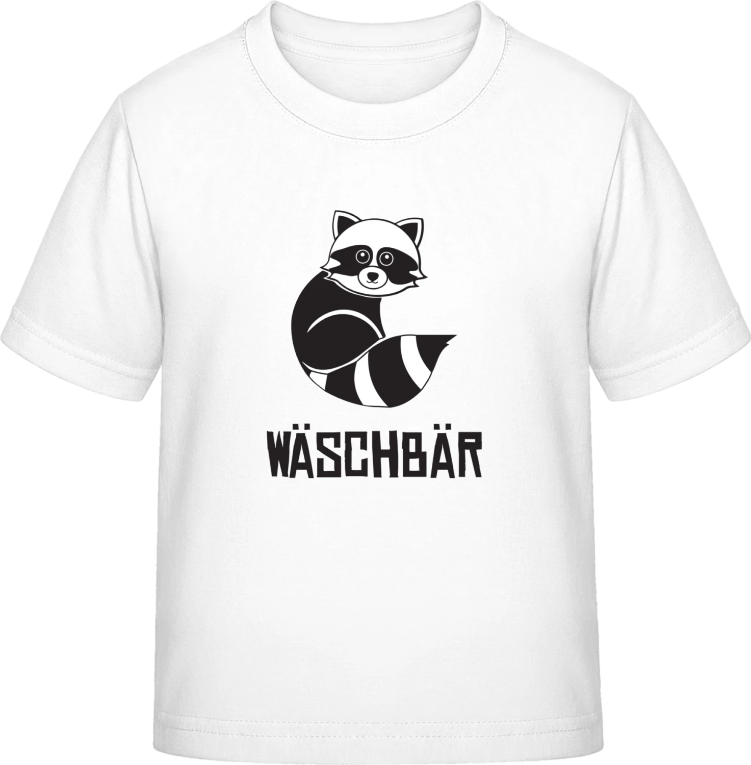 Waschbär - White Exact 190 Kids - Front