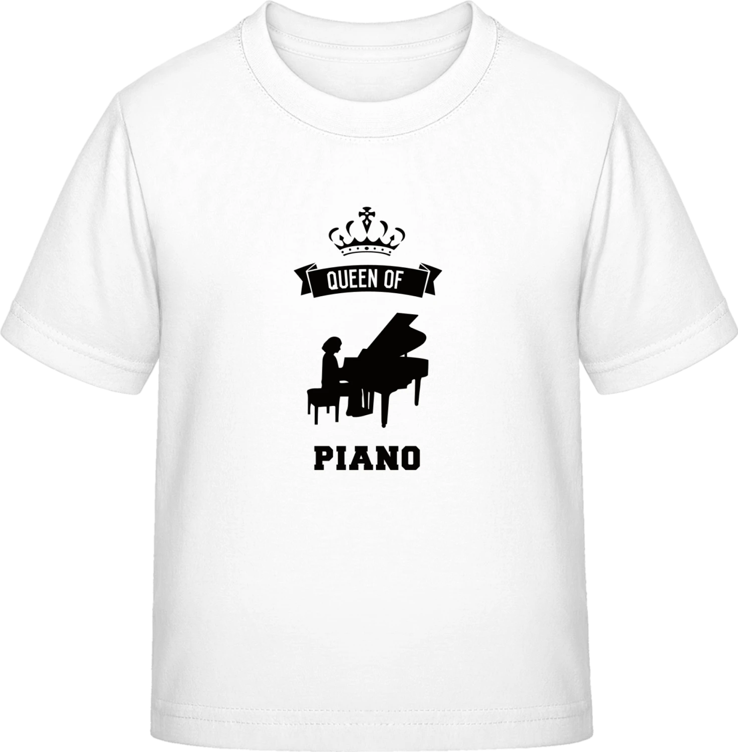 Queen Of Piano - White Exact 190 Kids - Front