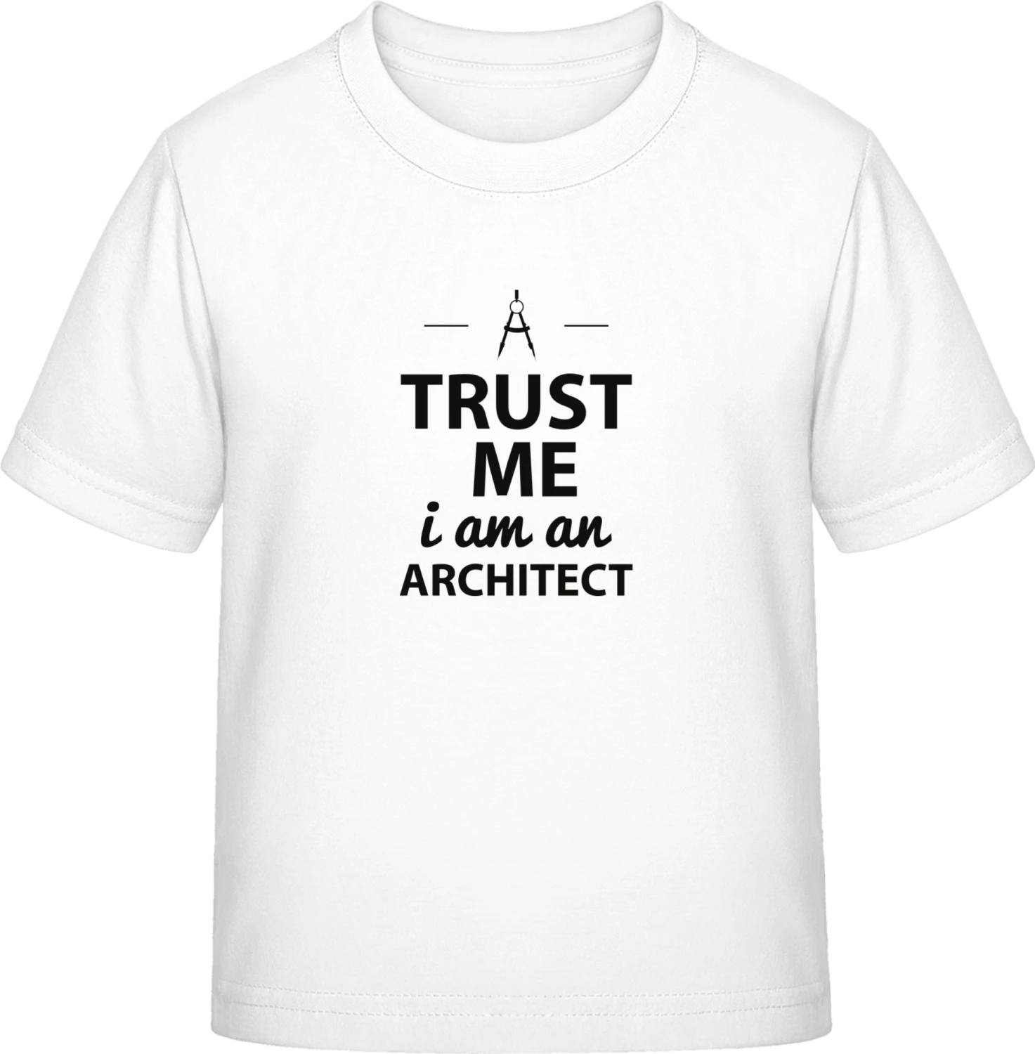 Trust Me I´m An Architect - White Exact 190 Kids - Front