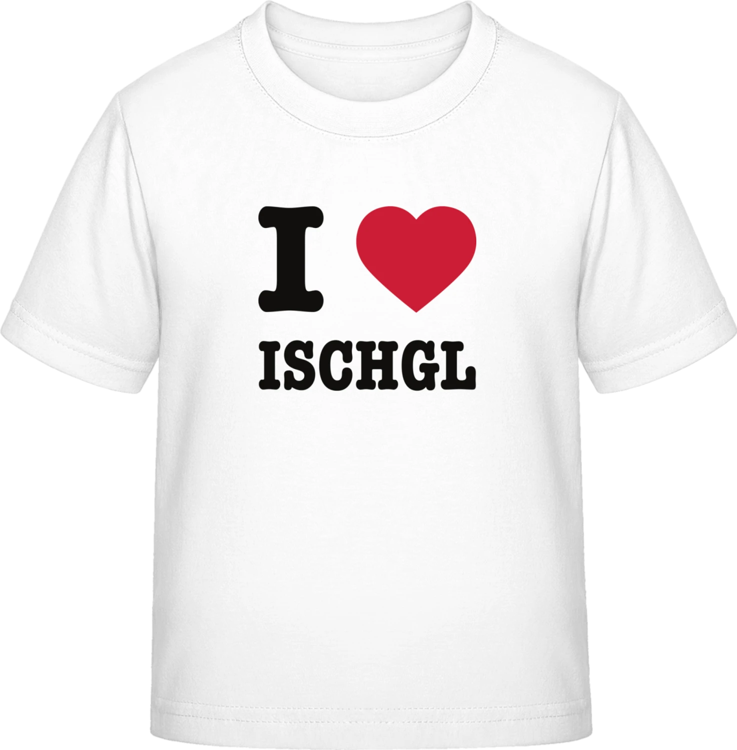 I Love Ischgl - White Exact 190 Kids - Front