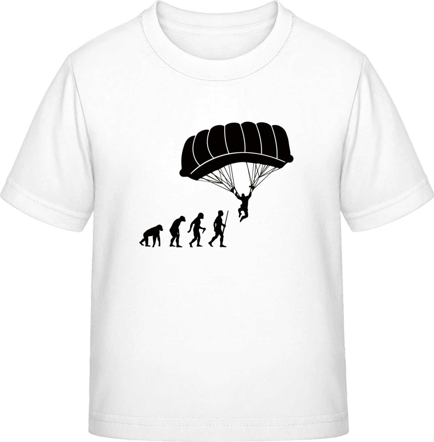 The Evolution of Skydiving - White Exact 190 Kids - Front