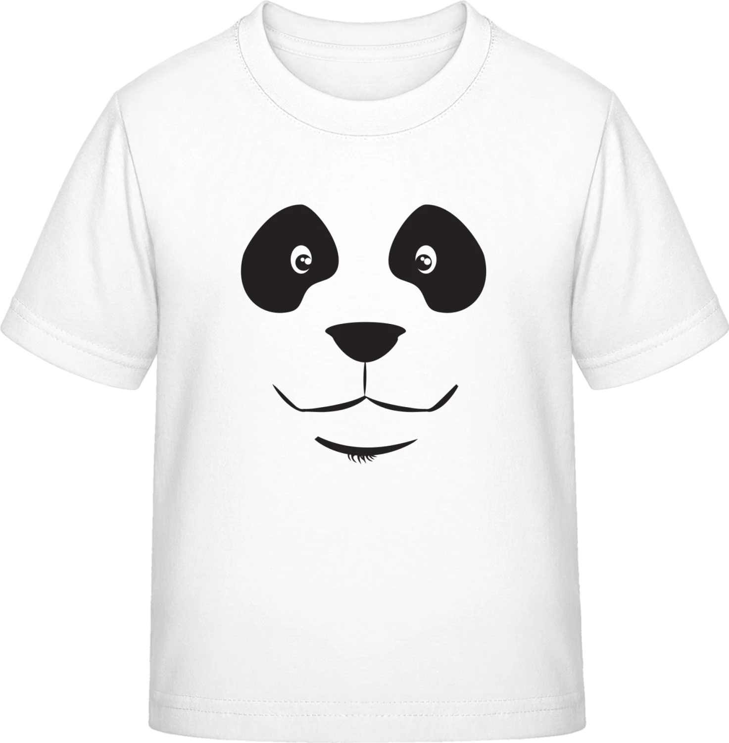 Panda Face - White Exact 190 Kids - Front