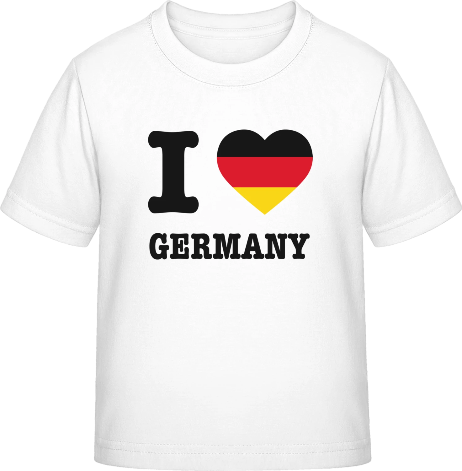 I Love Germany - White Exact 190 Kids - Front