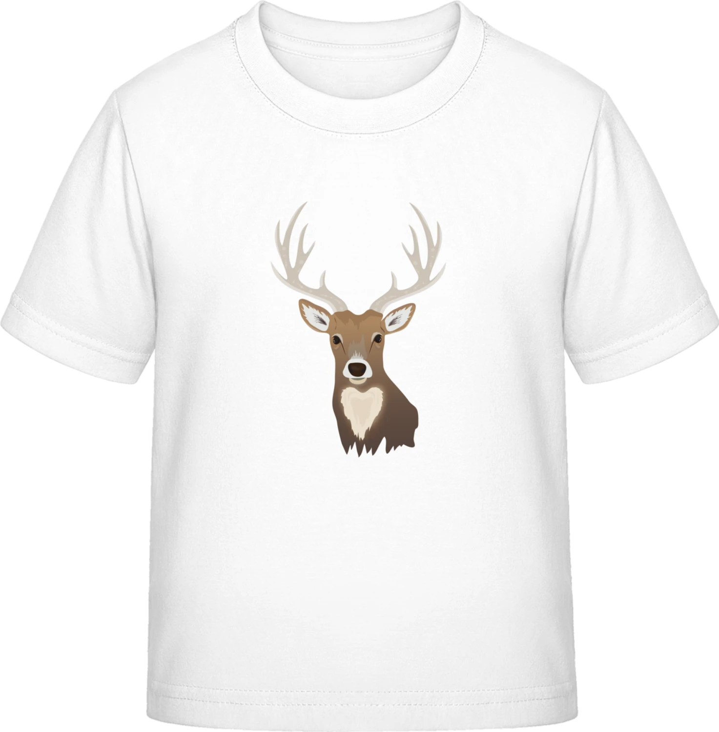 Deer Realistic - White Exact 190 Kids - Front