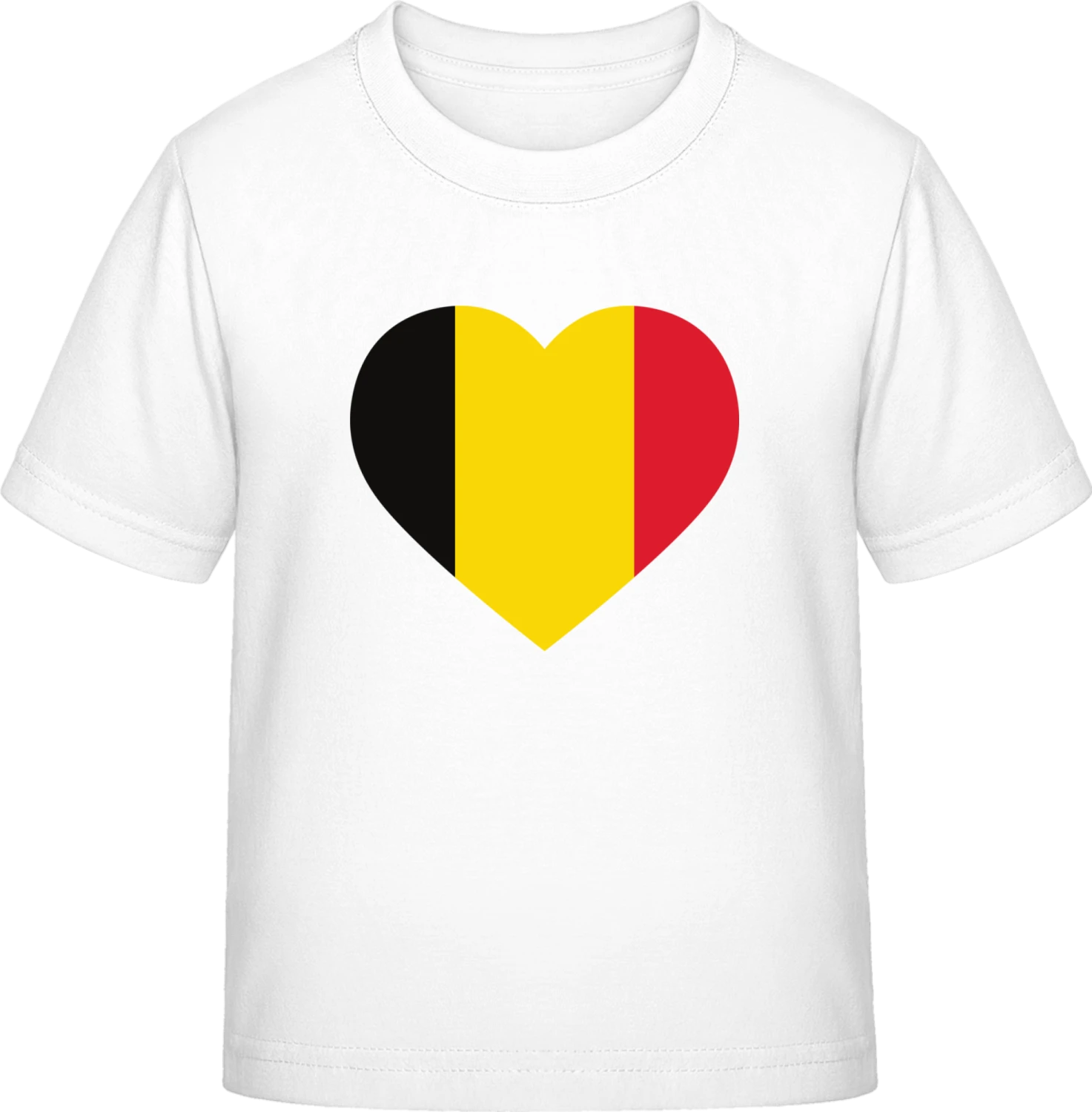 Belgien Herz - White Exact 190 Kids - Front