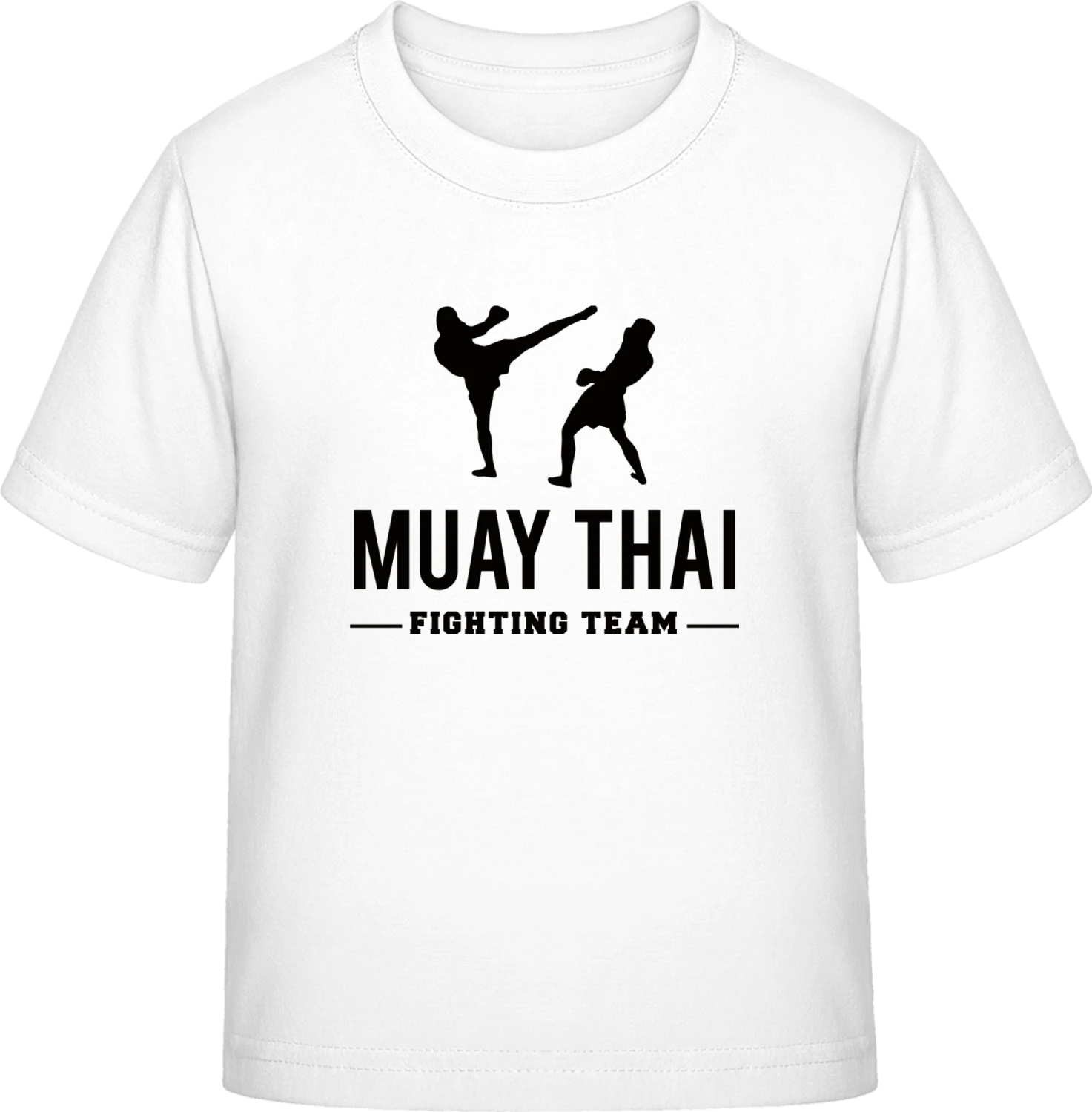 Muay Thai Fighting Team - White Exact 190 Kids - Front