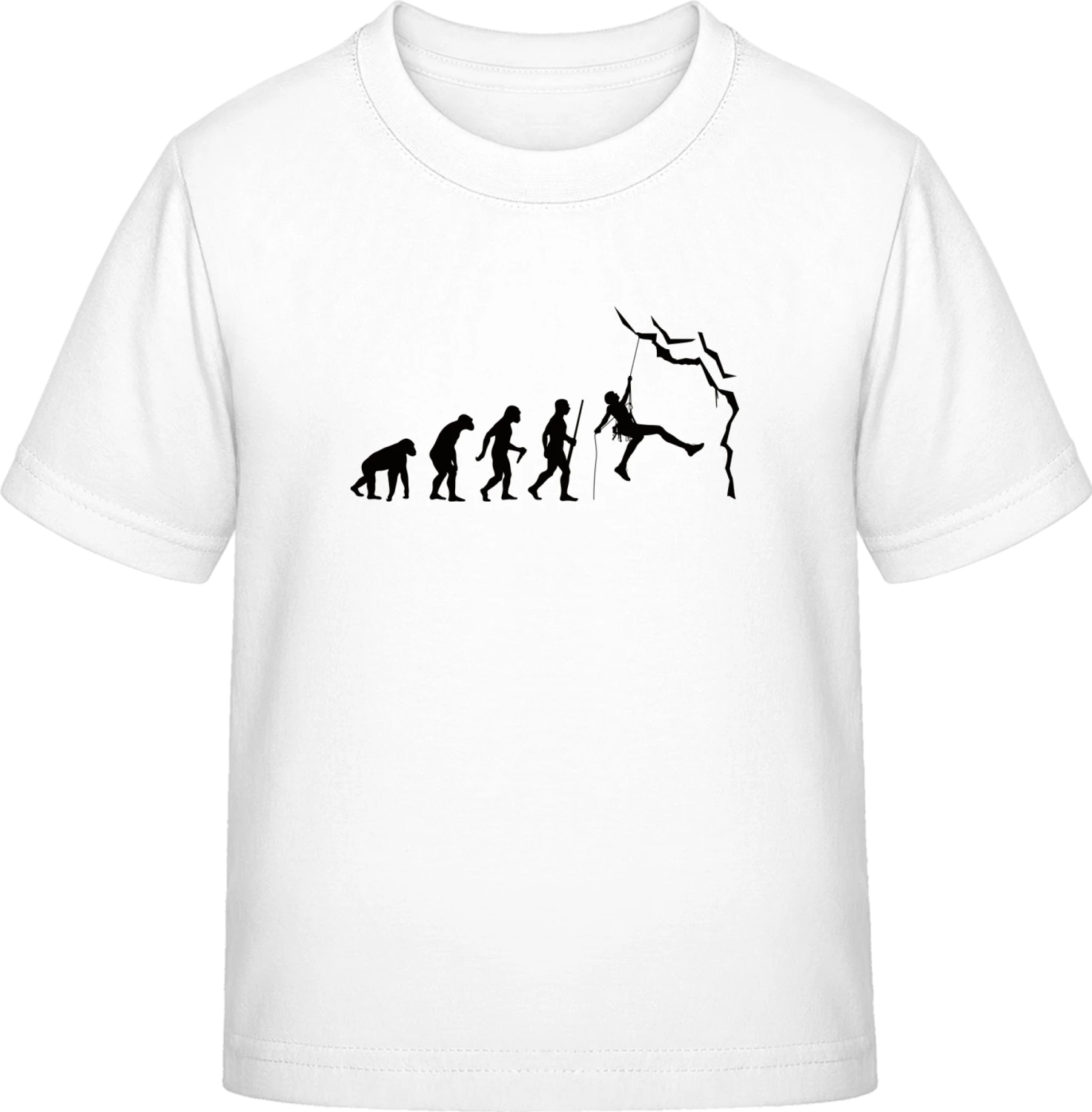 Climbing Evolution - White Exact 190 Kids - Front