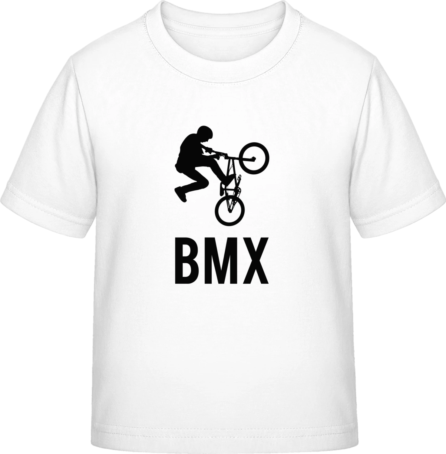 BMX Biker Jumping - White Exact 190 Kids - Front