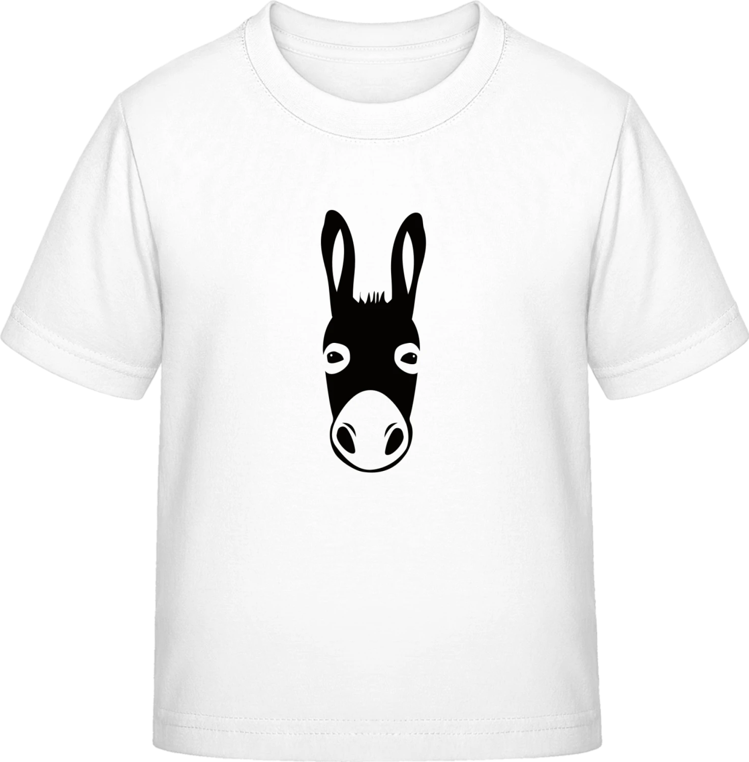 Donkey Face - White Exact 190 Kids - Front