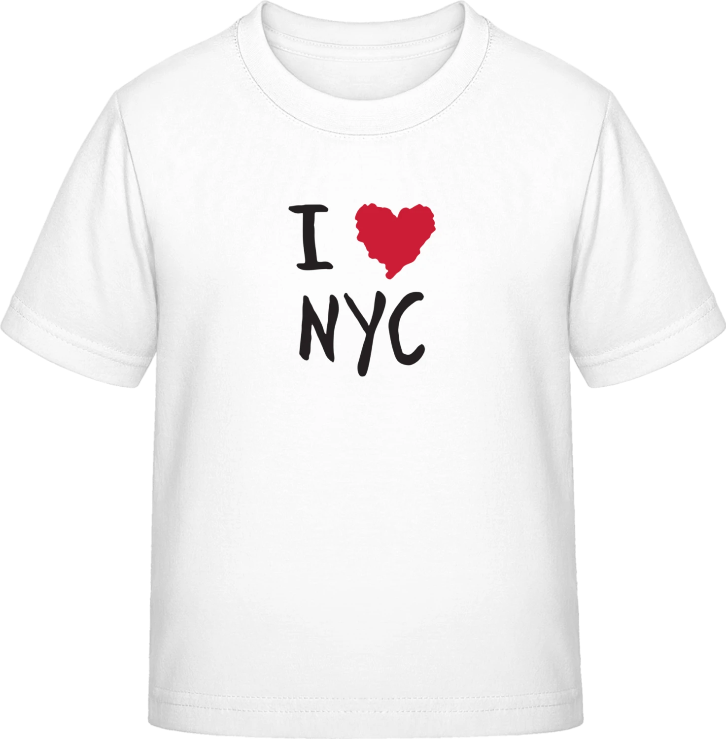 I Love NYC - White Exact 190 Kids - Front