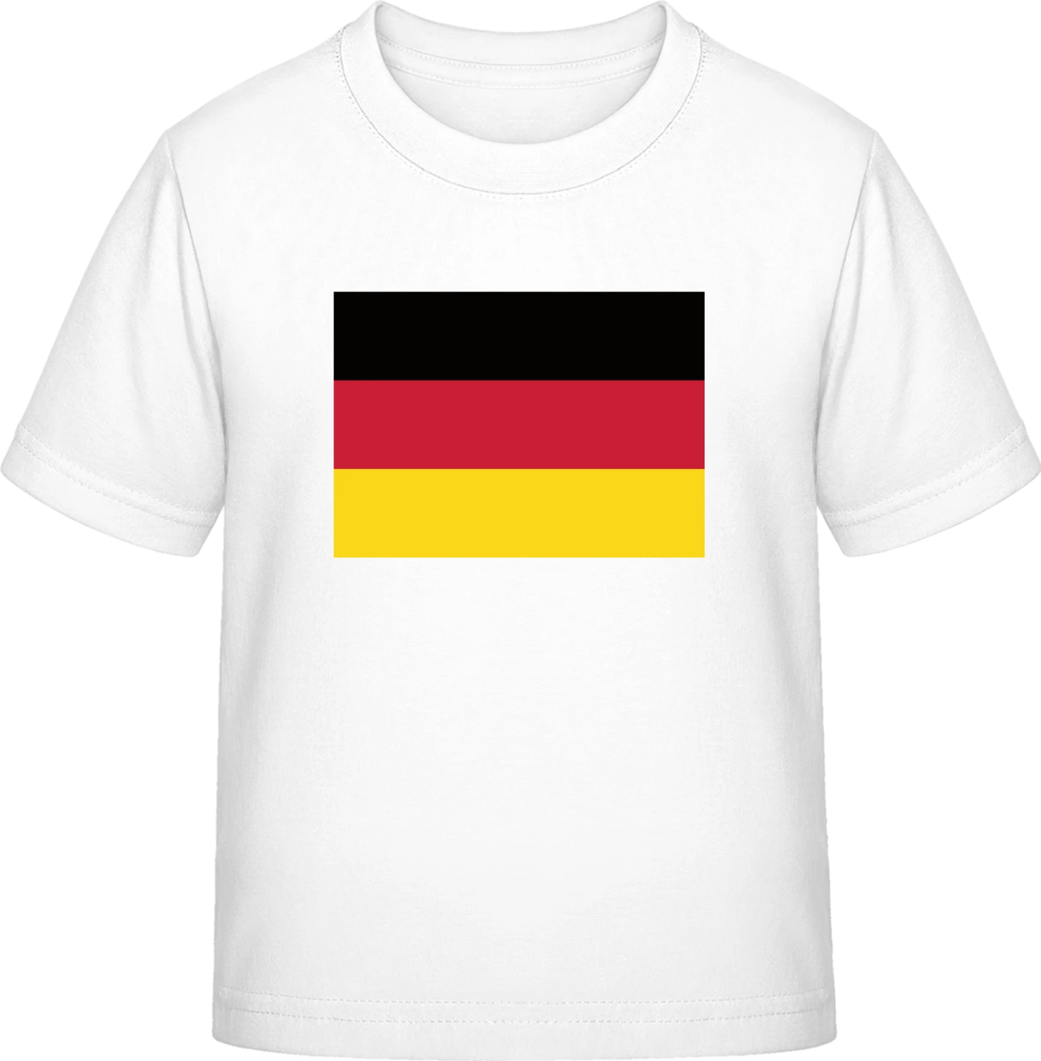 Germany Flag - White Exact 190 Kids - Front