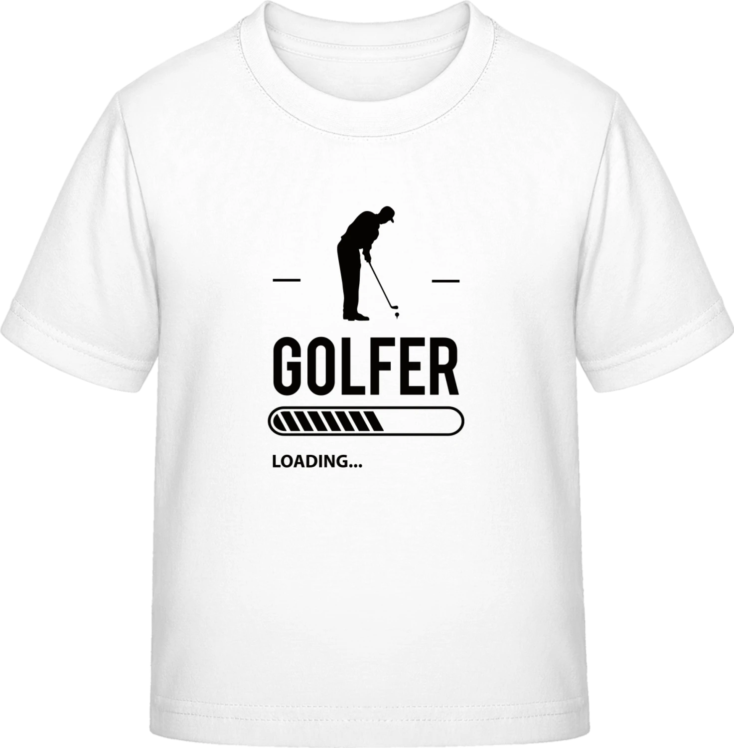 Golfer Loading - White Exact 190 Kids - Front