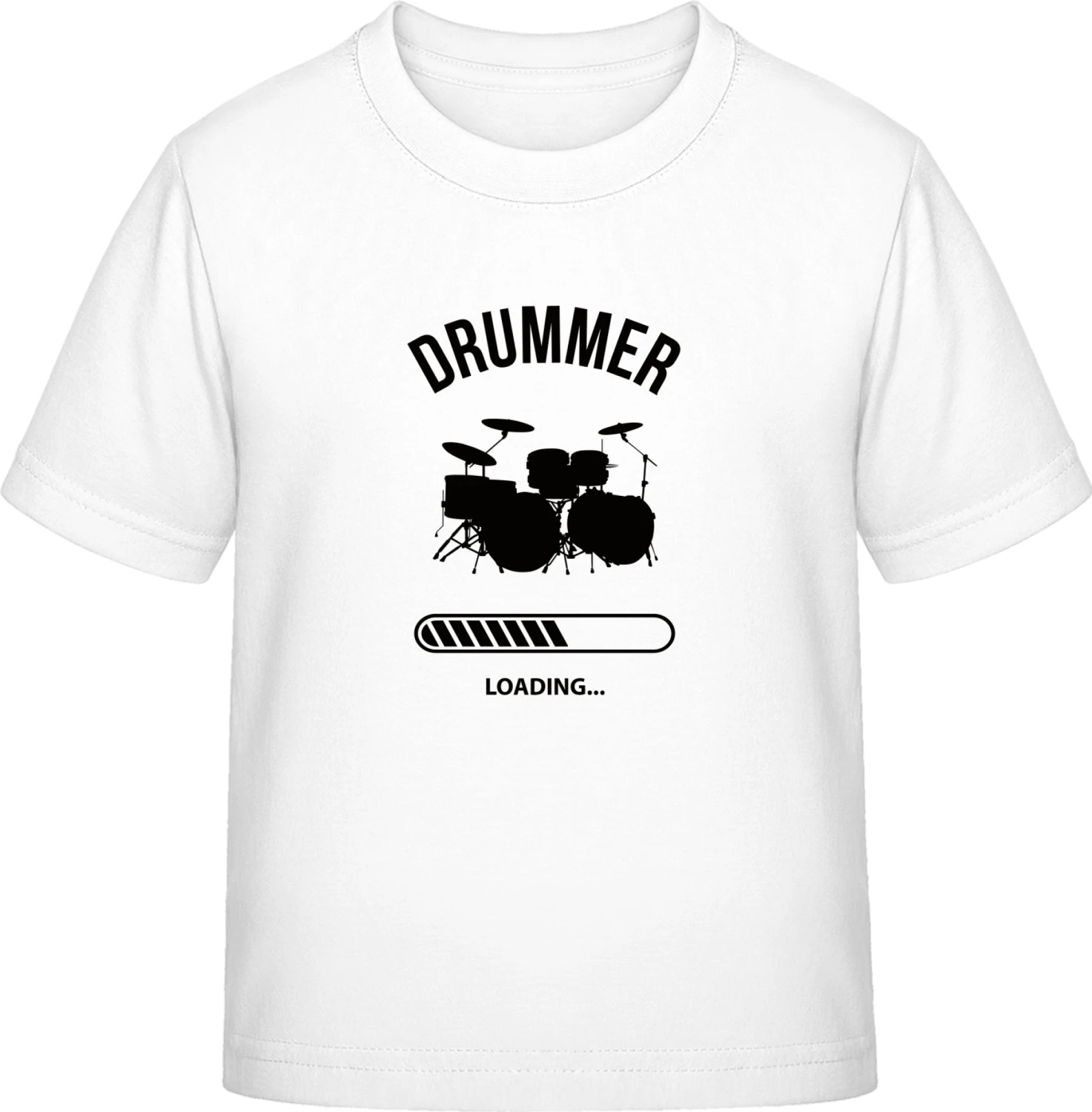 Drummer Loading - White Exact 190 Kids - Front