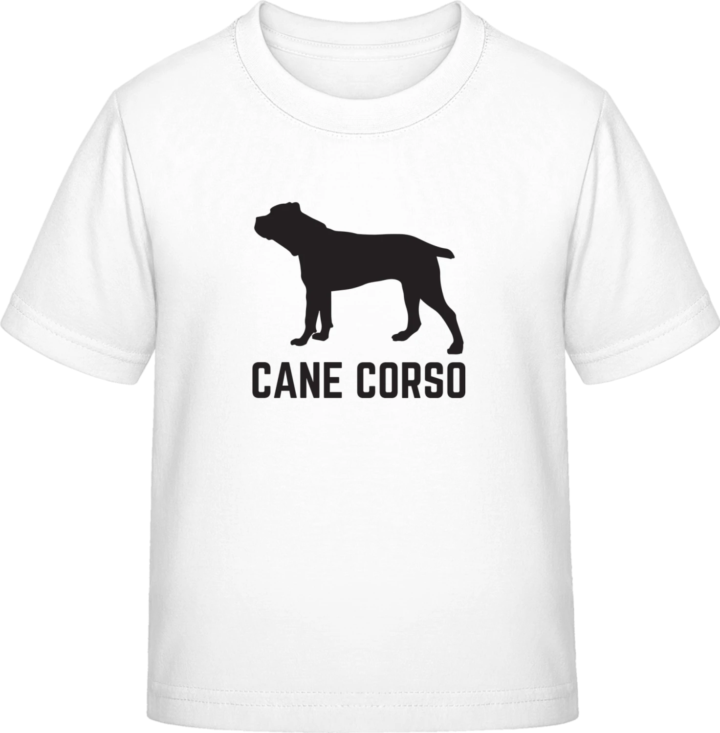 Cane Corso Illustration - White Exact 190 Kids - Front