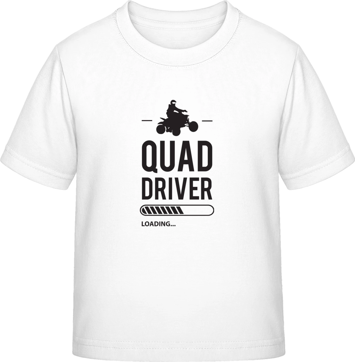 Quad Driver Loading - White Exact 190 Kids - Front