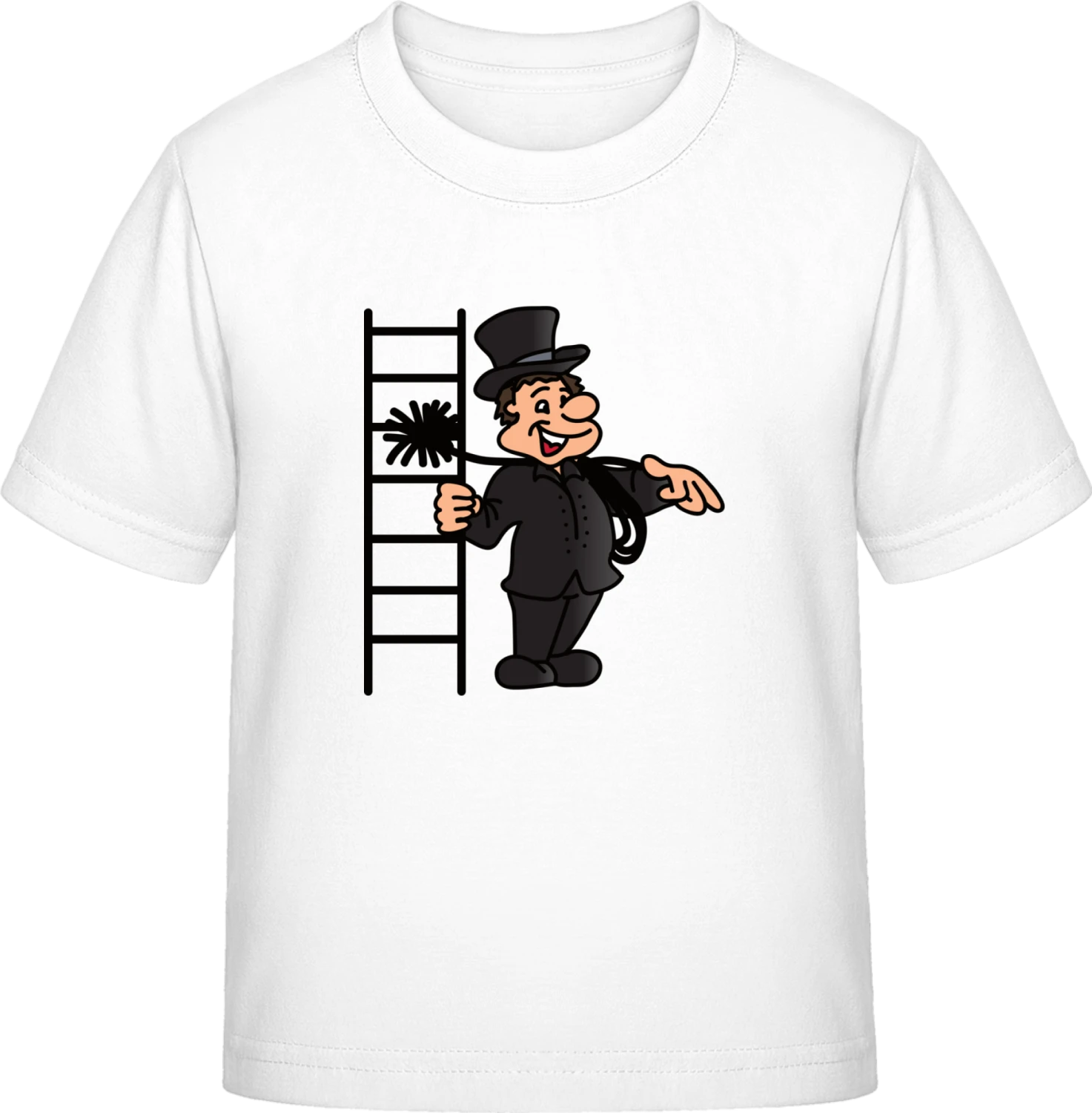 Happy Chimney Sweeper - White Exact 190 Kids - Front