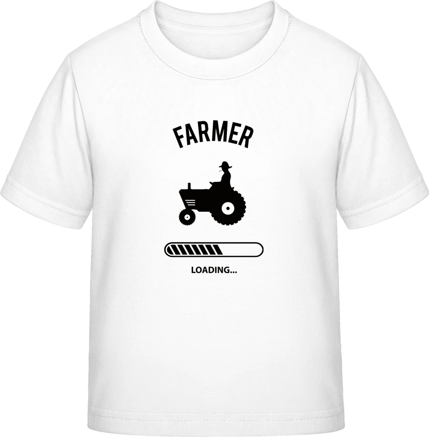 Farmer Loading - White Exact 190 Kids - Front