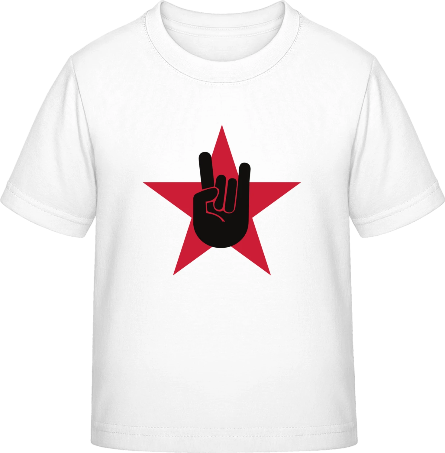 Rock Star Hand - White Exact 190 Kids - Front