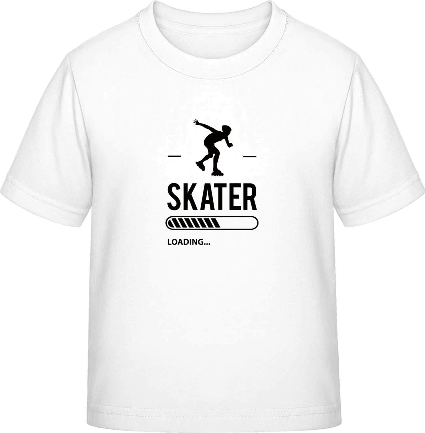 Inline Skater Loading - White Exact 190 Kids - Front