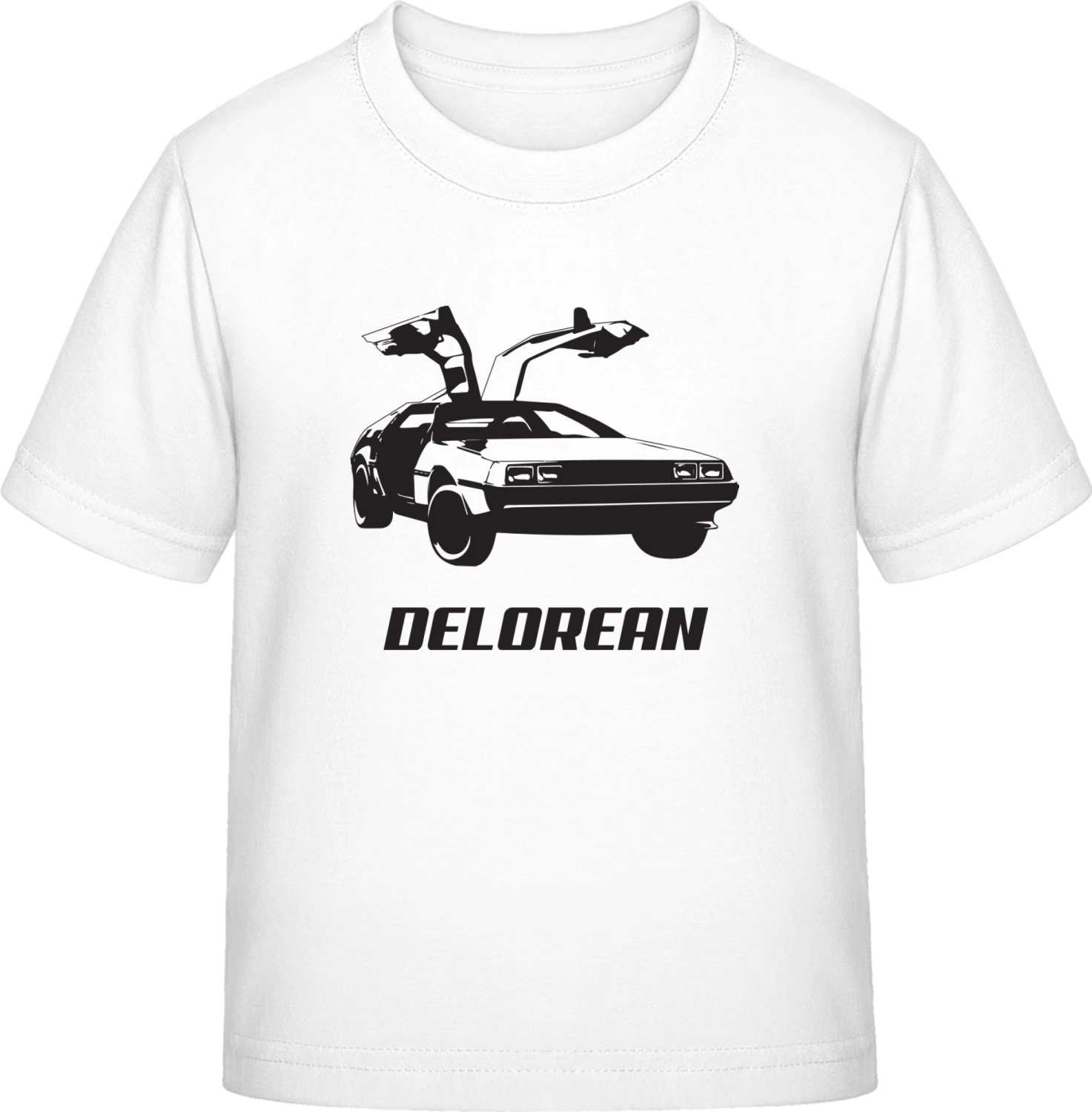 Delorean Retro Car - White Exact 190 Kids - Front