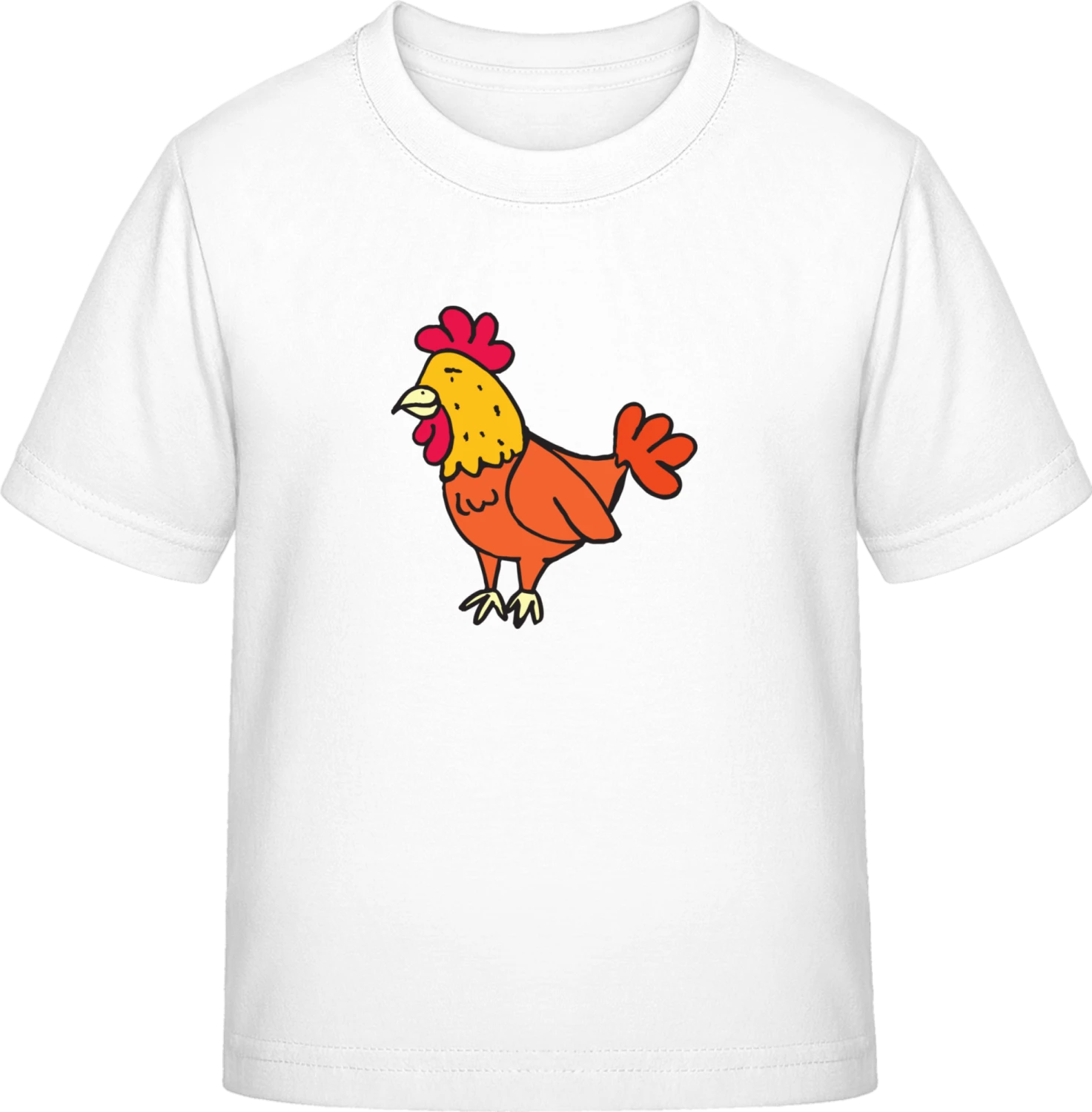 Huhn Comic - White Exact 190 Kids - Front