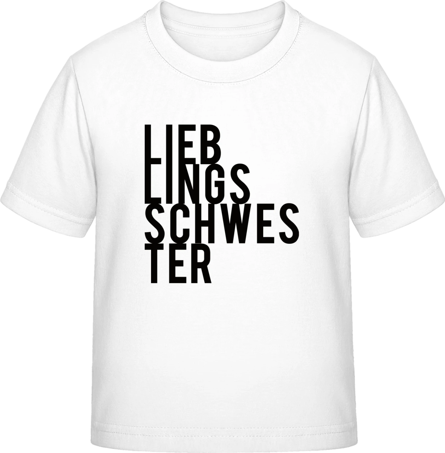 Lieblingsschwester - White Exact 190 Kids - Front