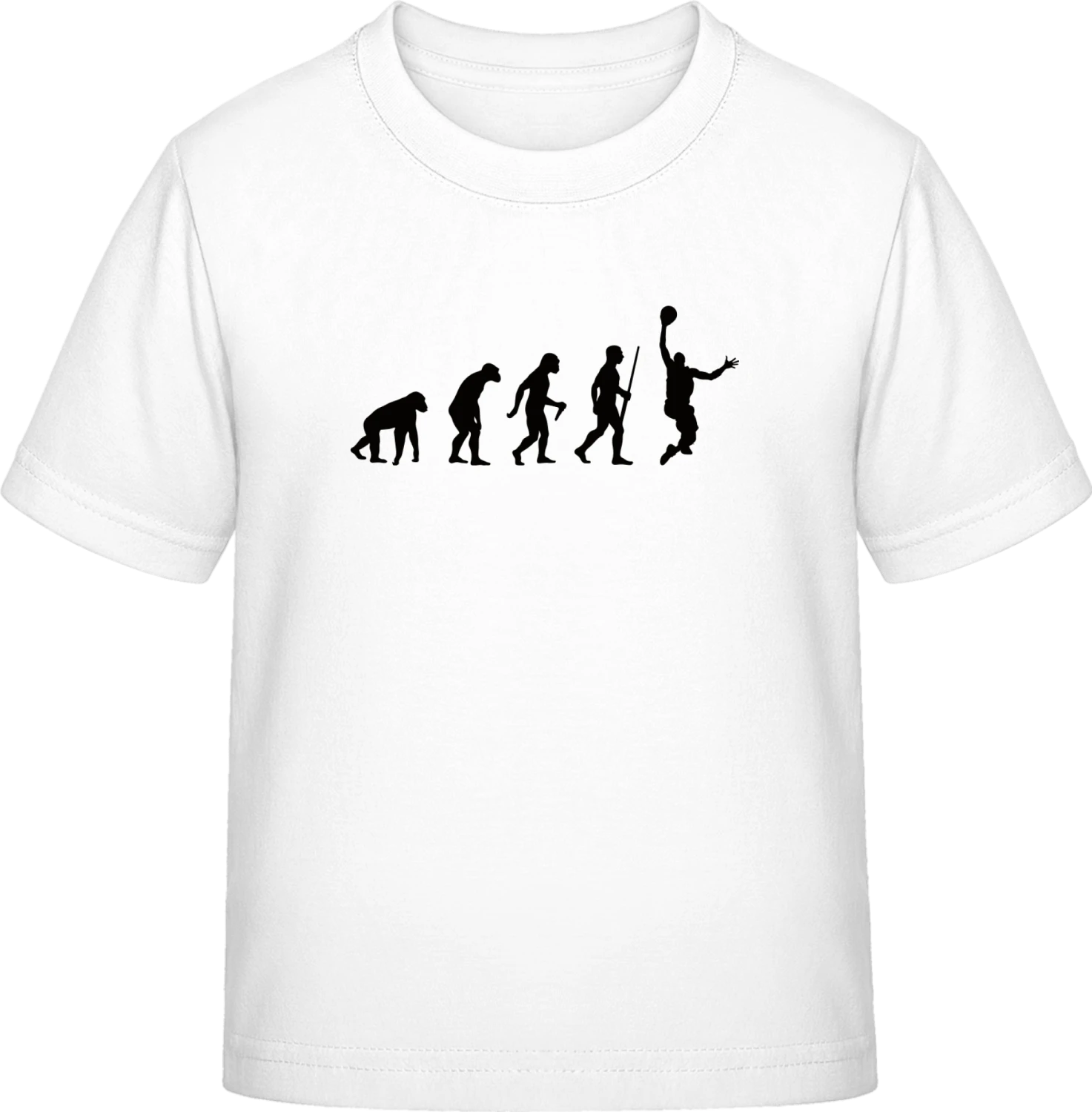 Basketball Evolution - White Exact 190 Kids - Front