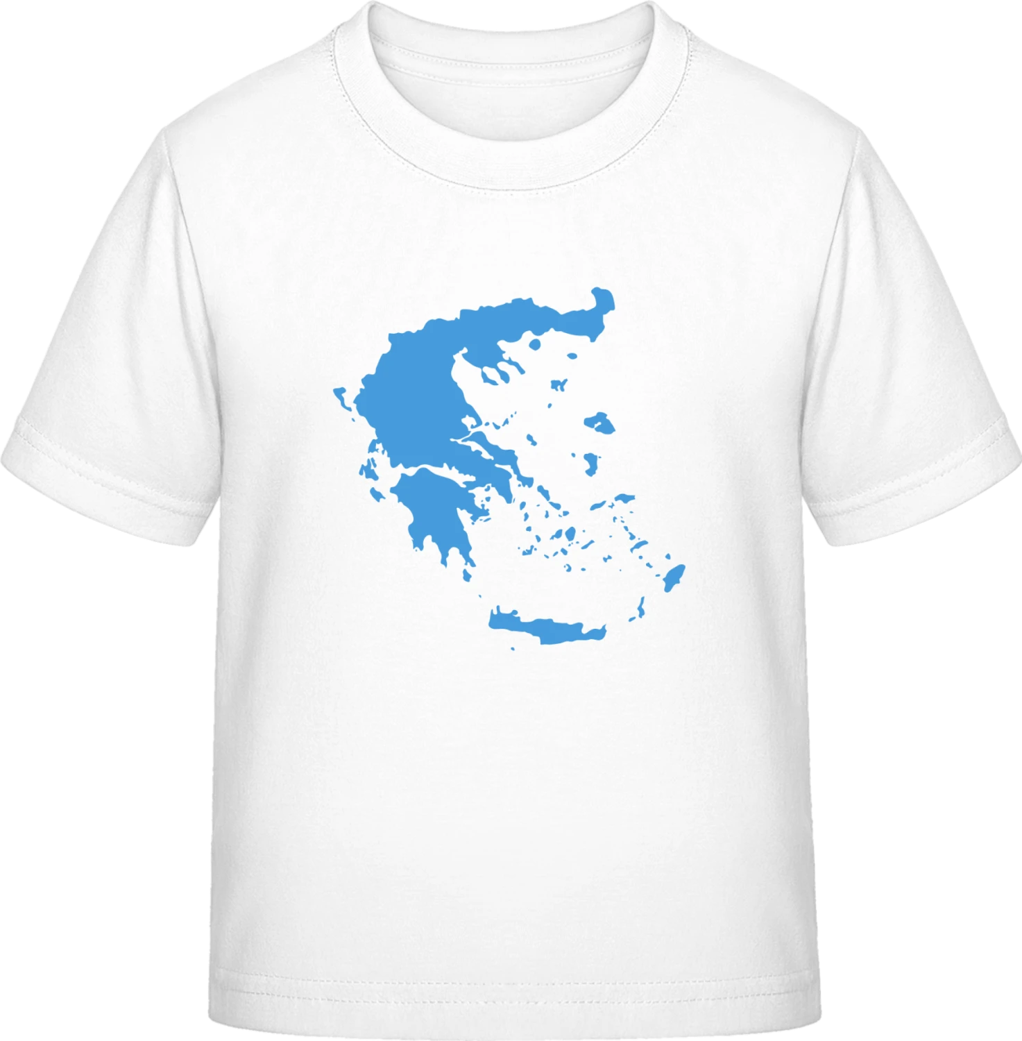 Greece Country - White Exact 190 Kids - Front