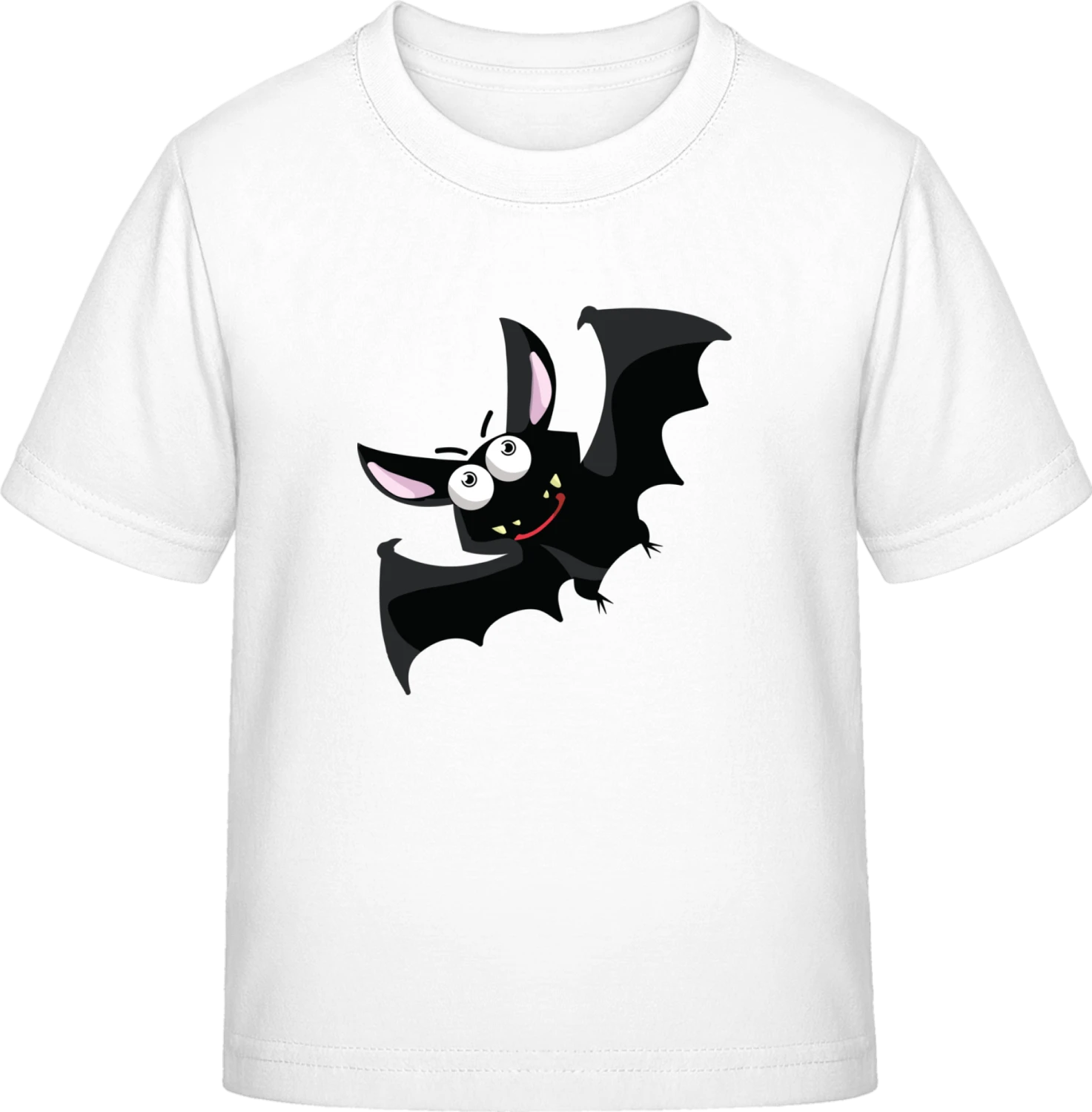 Funny Bat Comic - White Exact 190 Kids - Front