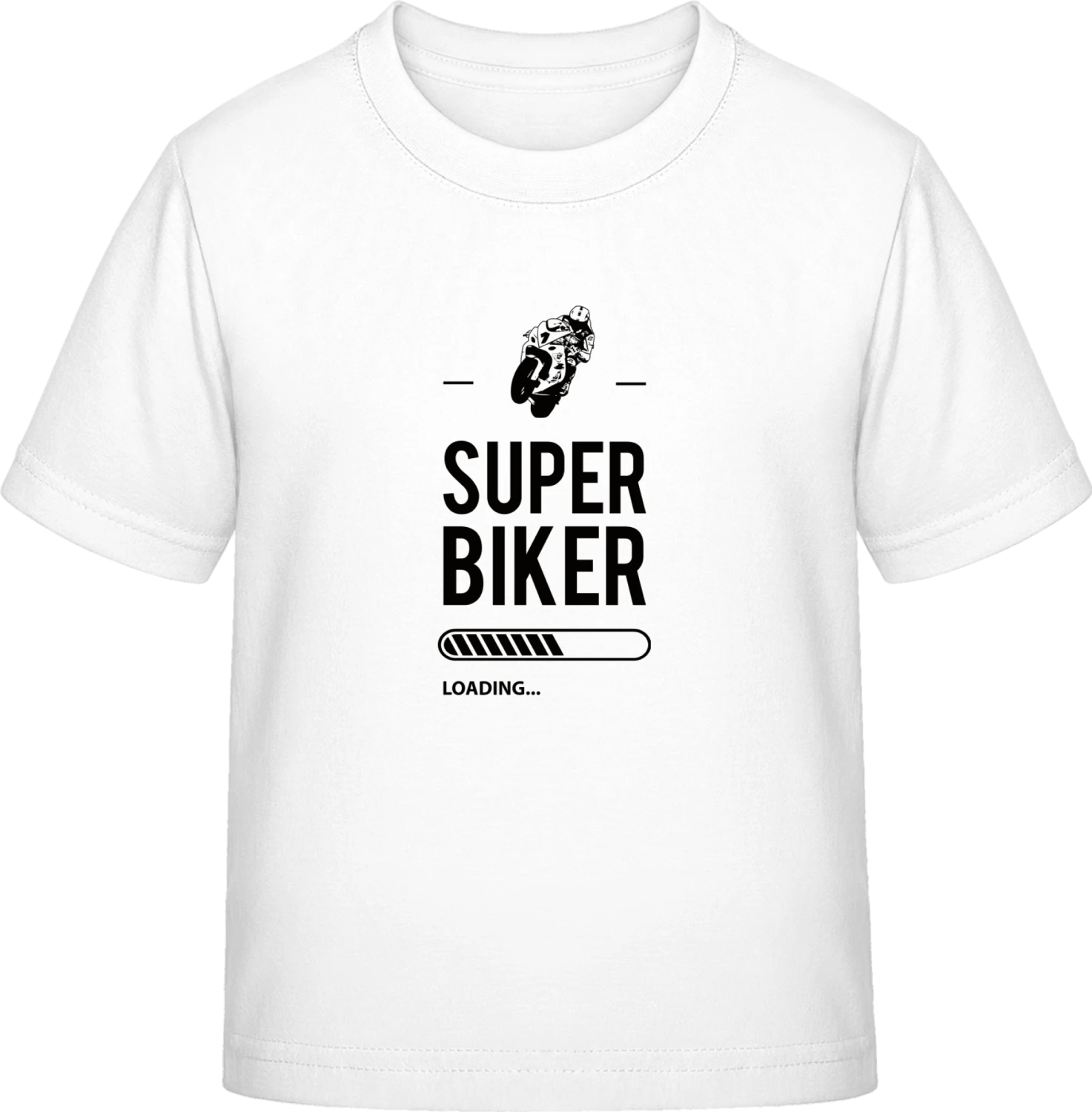 Superbiker Loading - White Exact 190 Kids - Front