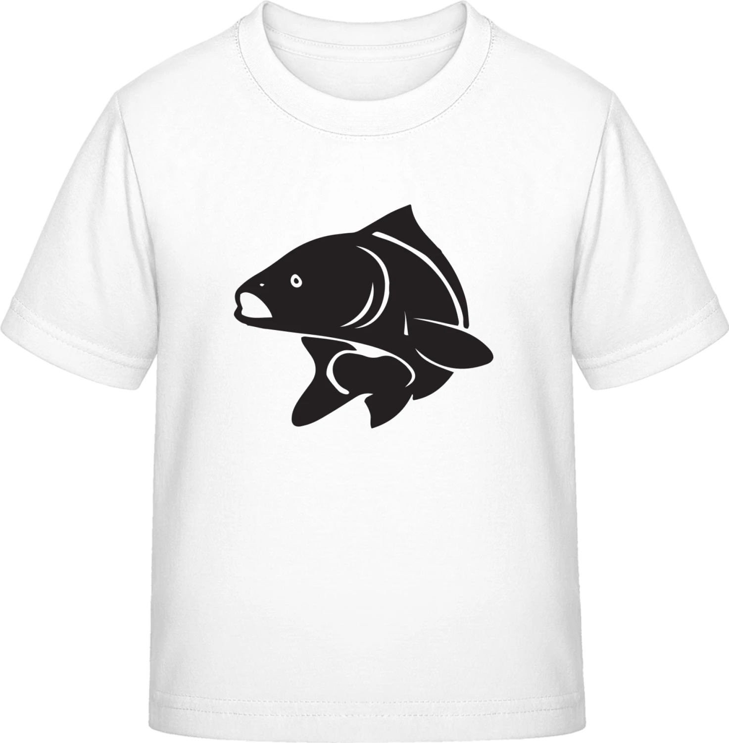 Carp Icon - White Exact 190 Kids - Front