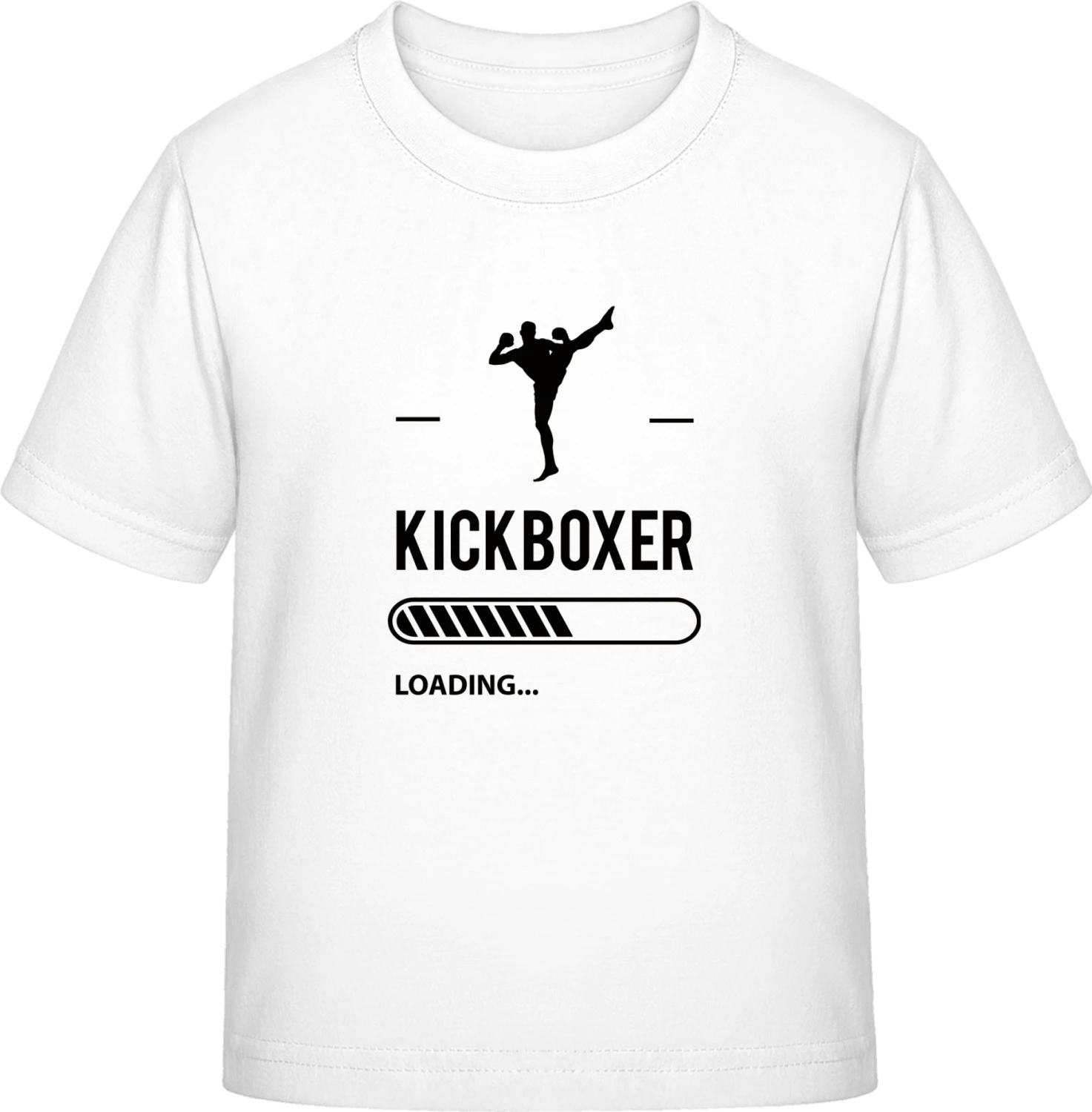 Kickboxer Loading - White Exact 190 Kids - Front