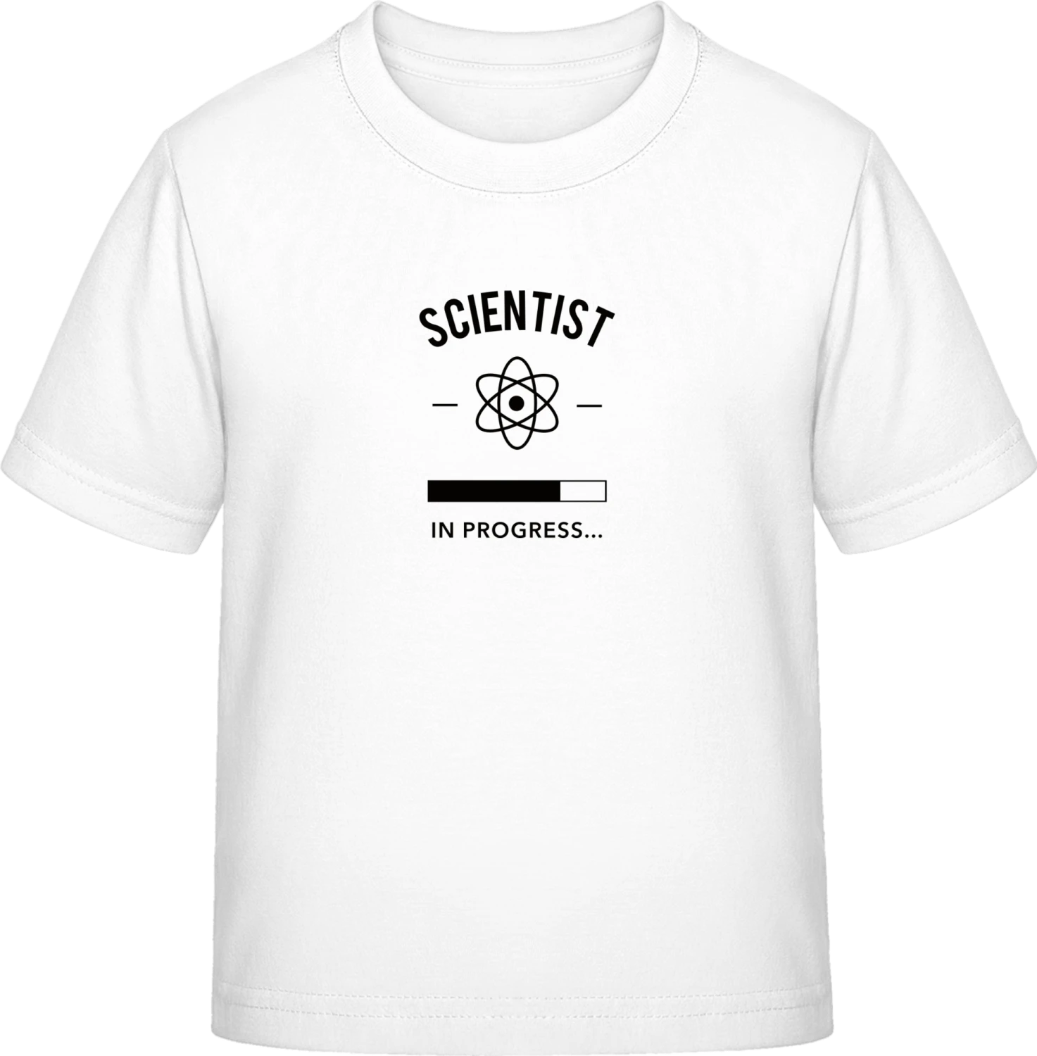 Scientist in Progress - White Exact 190 Kids - Front