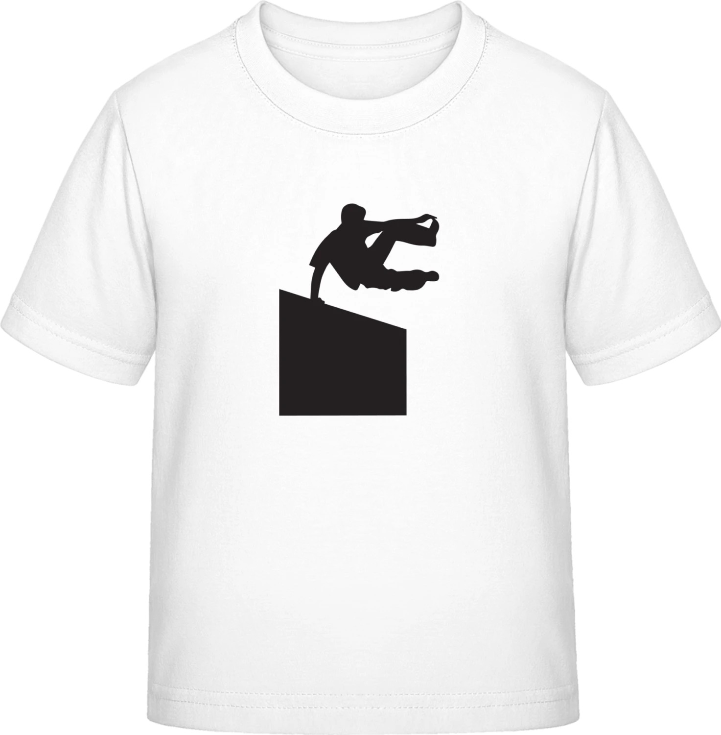 Parkour Illustration - White Exact 190 Kids - Front