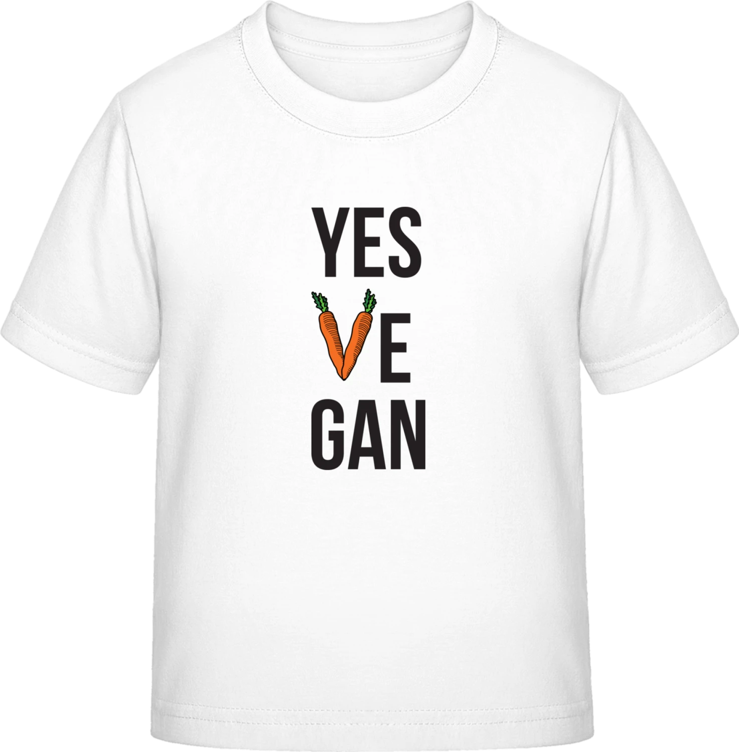 Yes Ve Gan - White Exact 190 Kids - Front