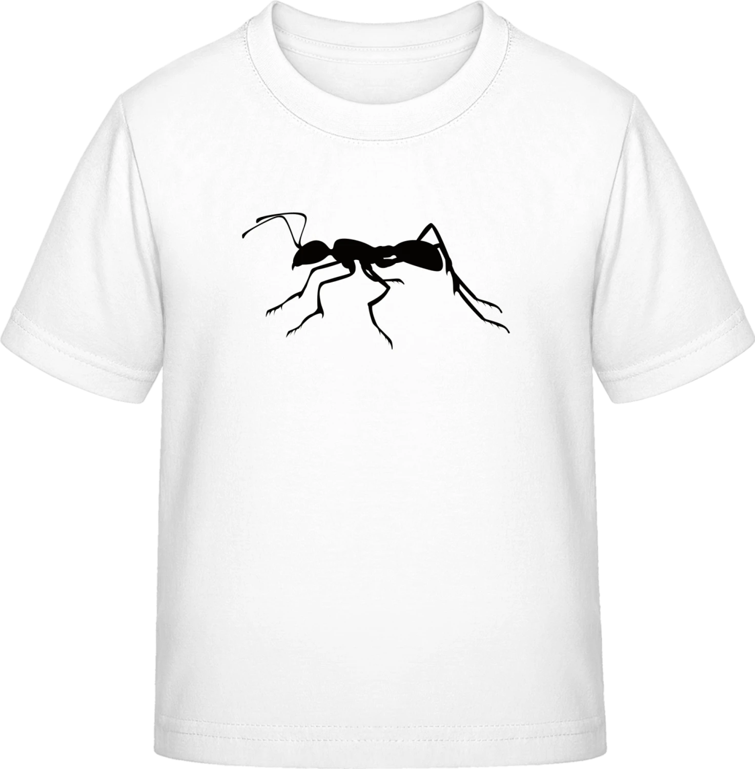 Ant Silhouette - White Exact 190 Kids - Front