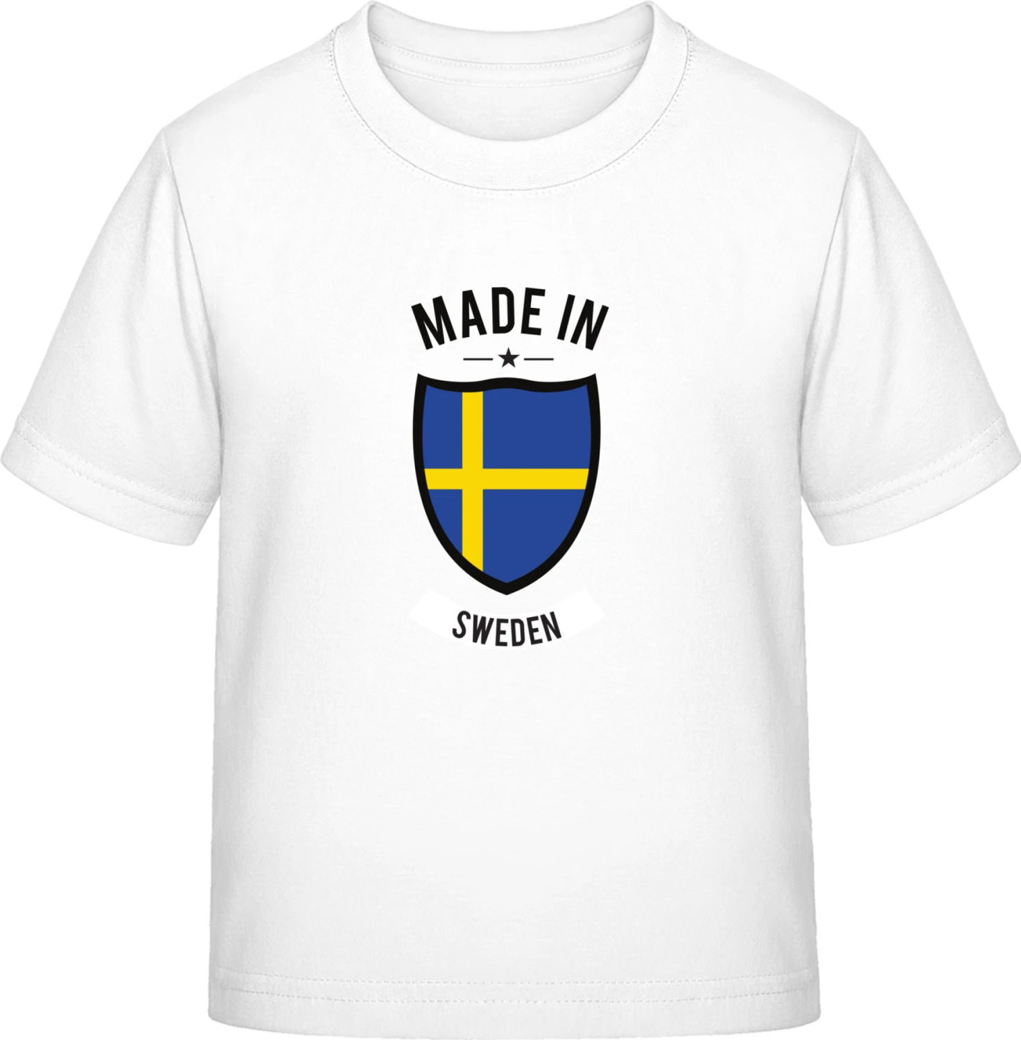 Made in Sweden - White Exact 190 Kids - Front