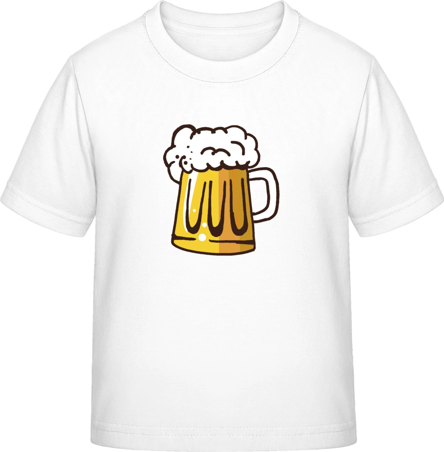 Big Beer Glass - White Exact 190 Kids - Front