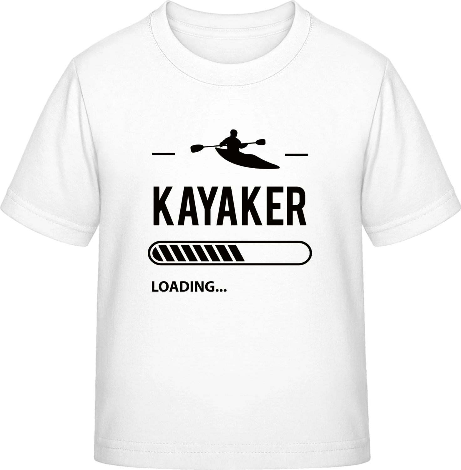 Kayaker Loading - White Exact 190 Kids - Front