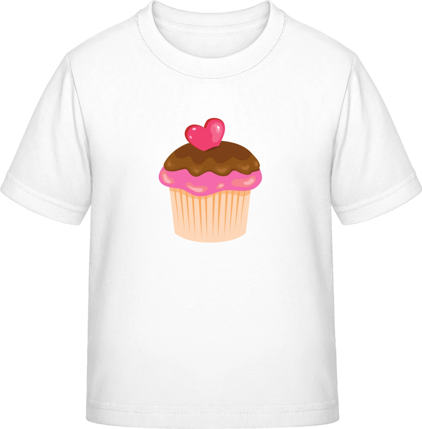 Cupcake Illustration - White Exact 190 Kids - Front