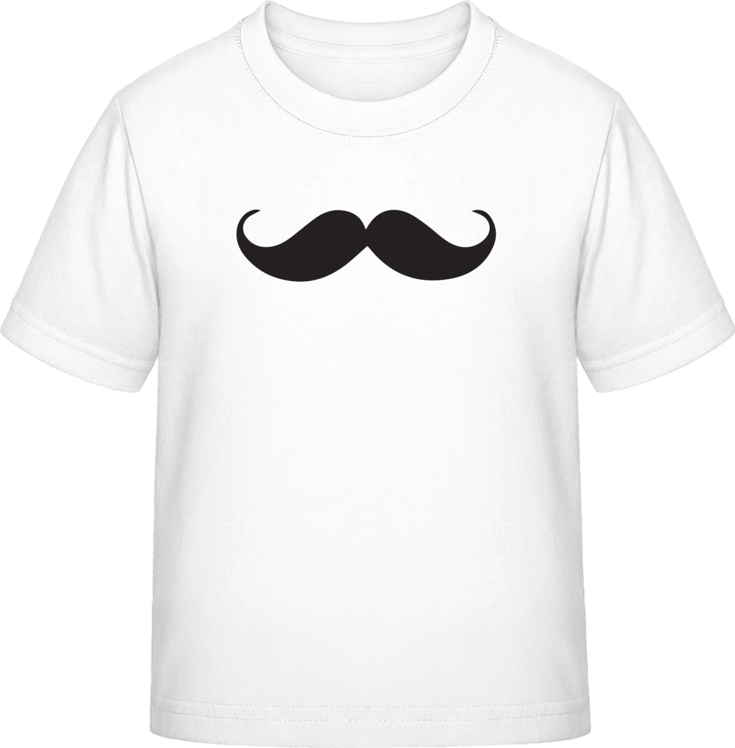 Mustache - White Exact 190 Kids - Front