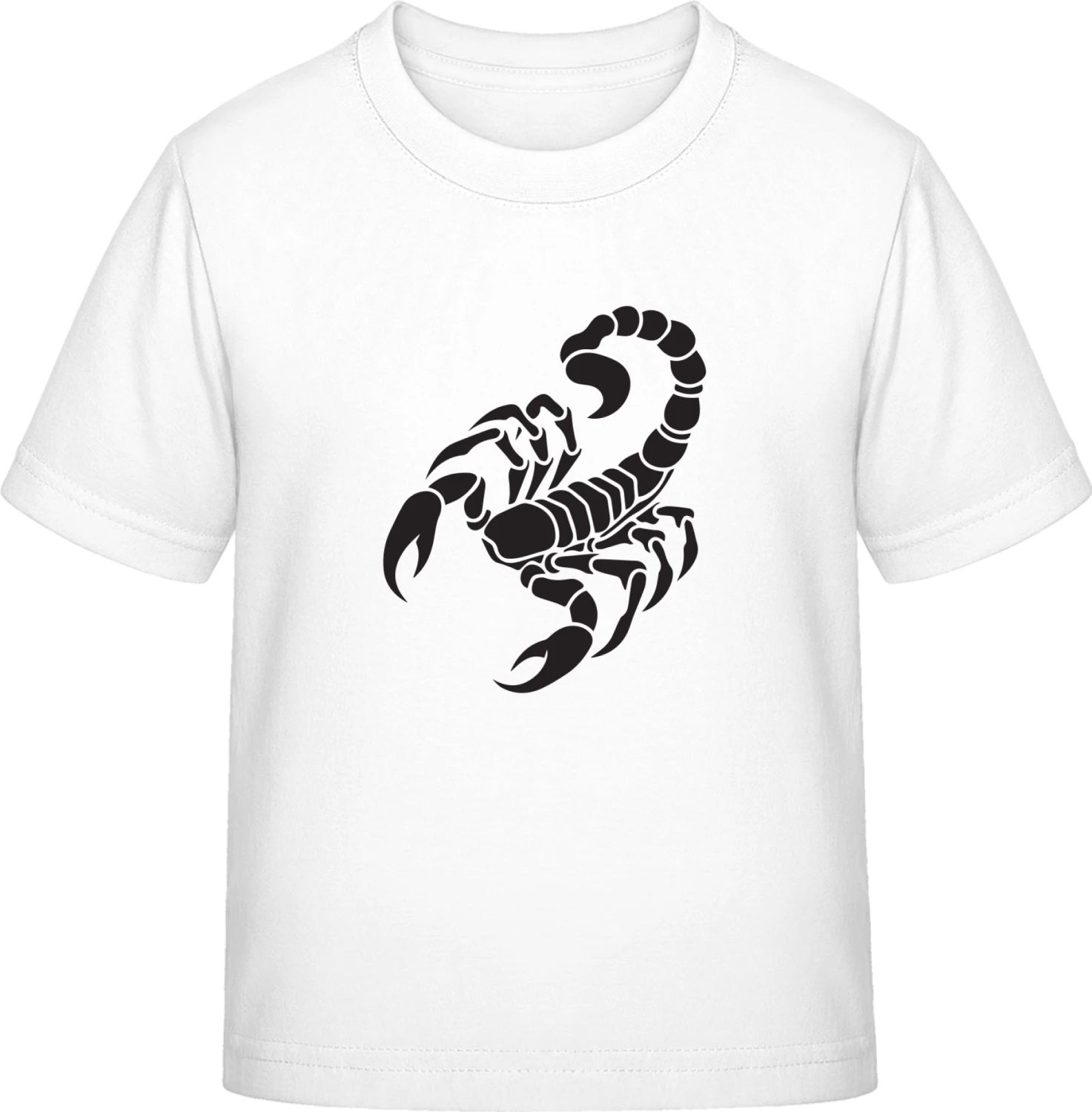 Scorpion Icon - White Exact 190 Kids - Front