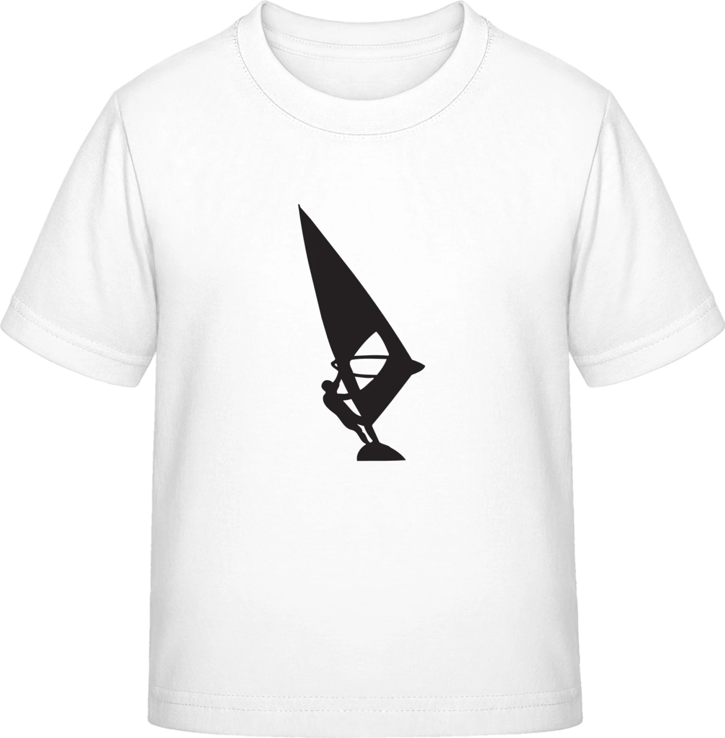 Windsurfer Silhouette - White Exact 190 Kids - Front