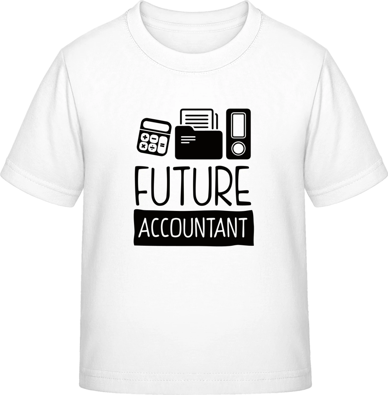 Future Accountant - White Exact 190 Kids - Front