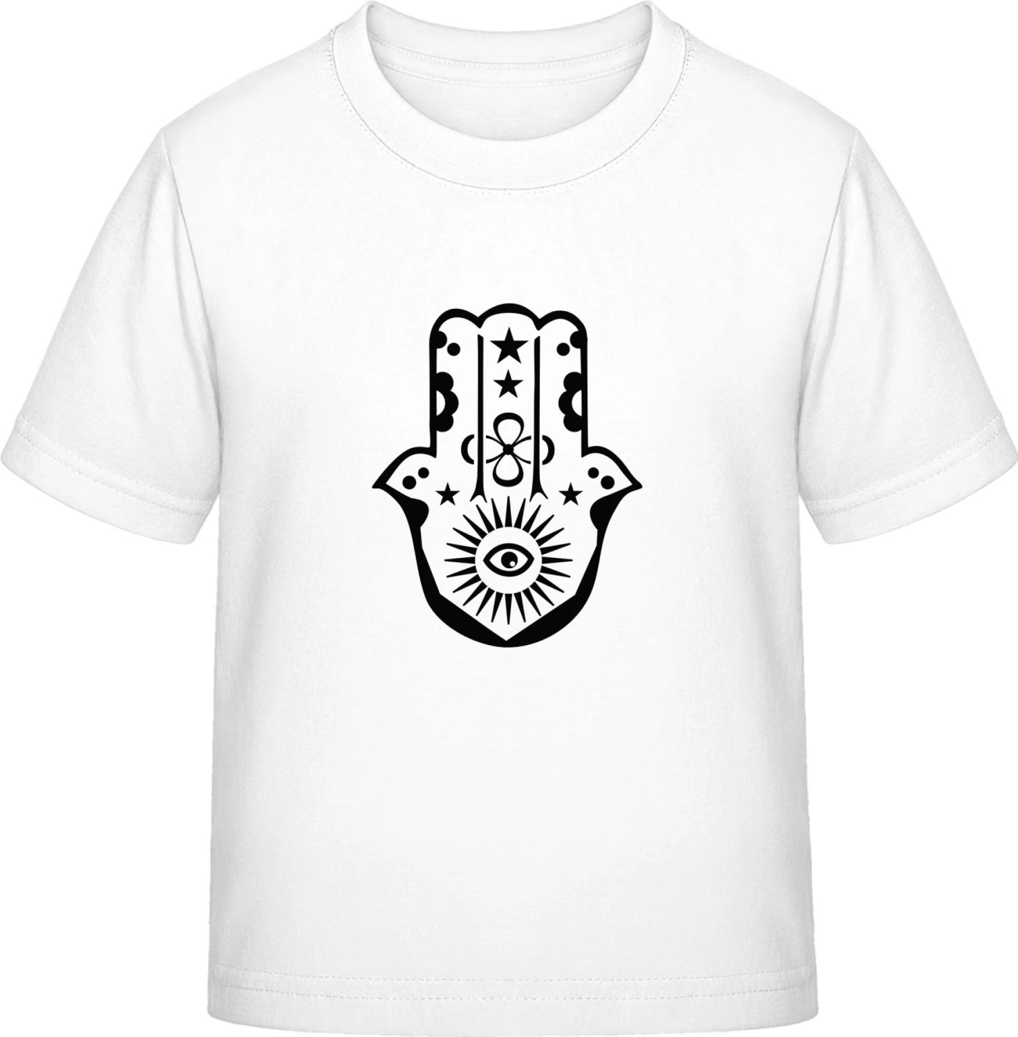 Hamsa Hand der Fatima - White Exact 190 Kids - Front