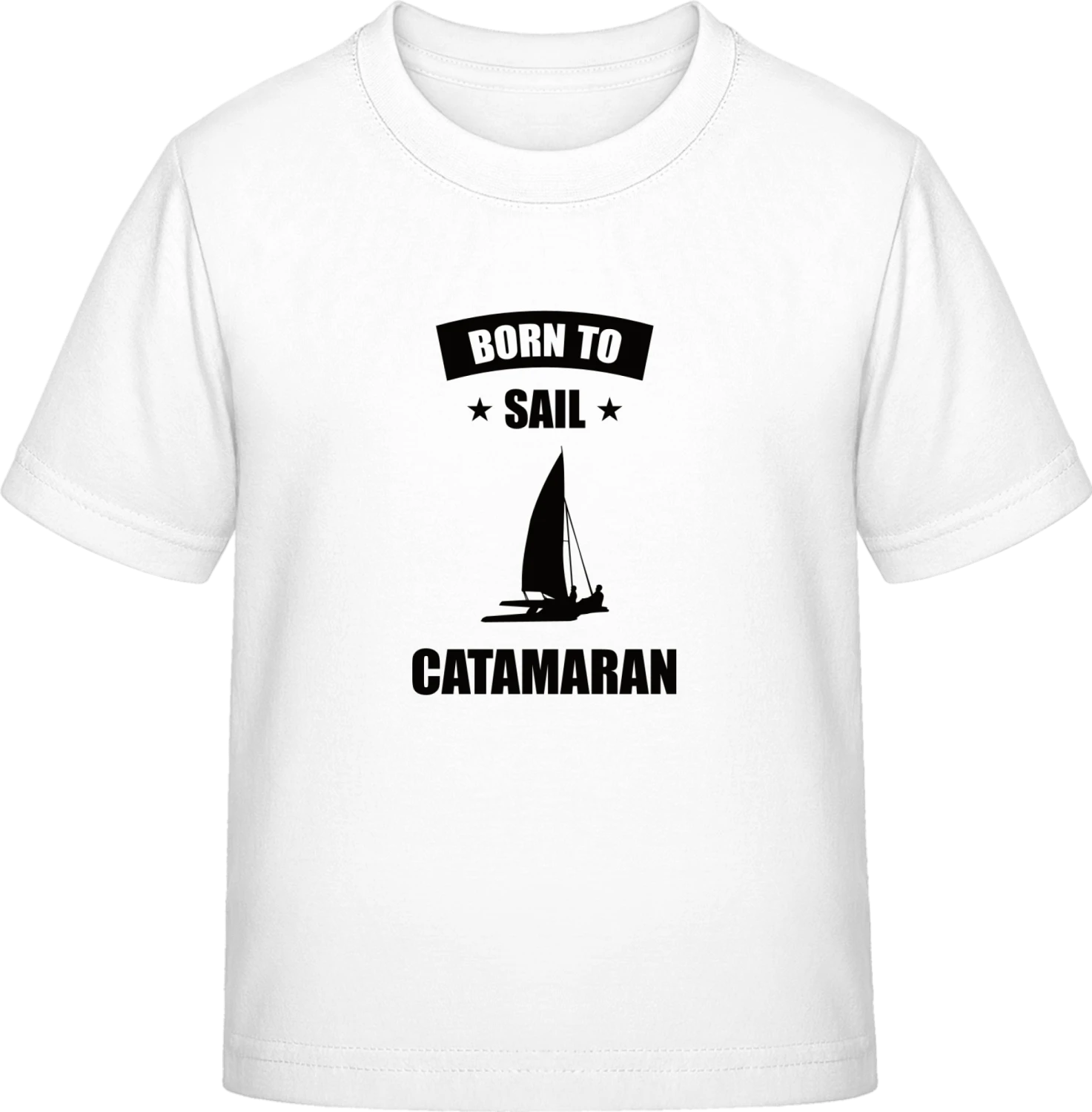 Born To Sail Catamaran - White Exact 190 Kids - Front