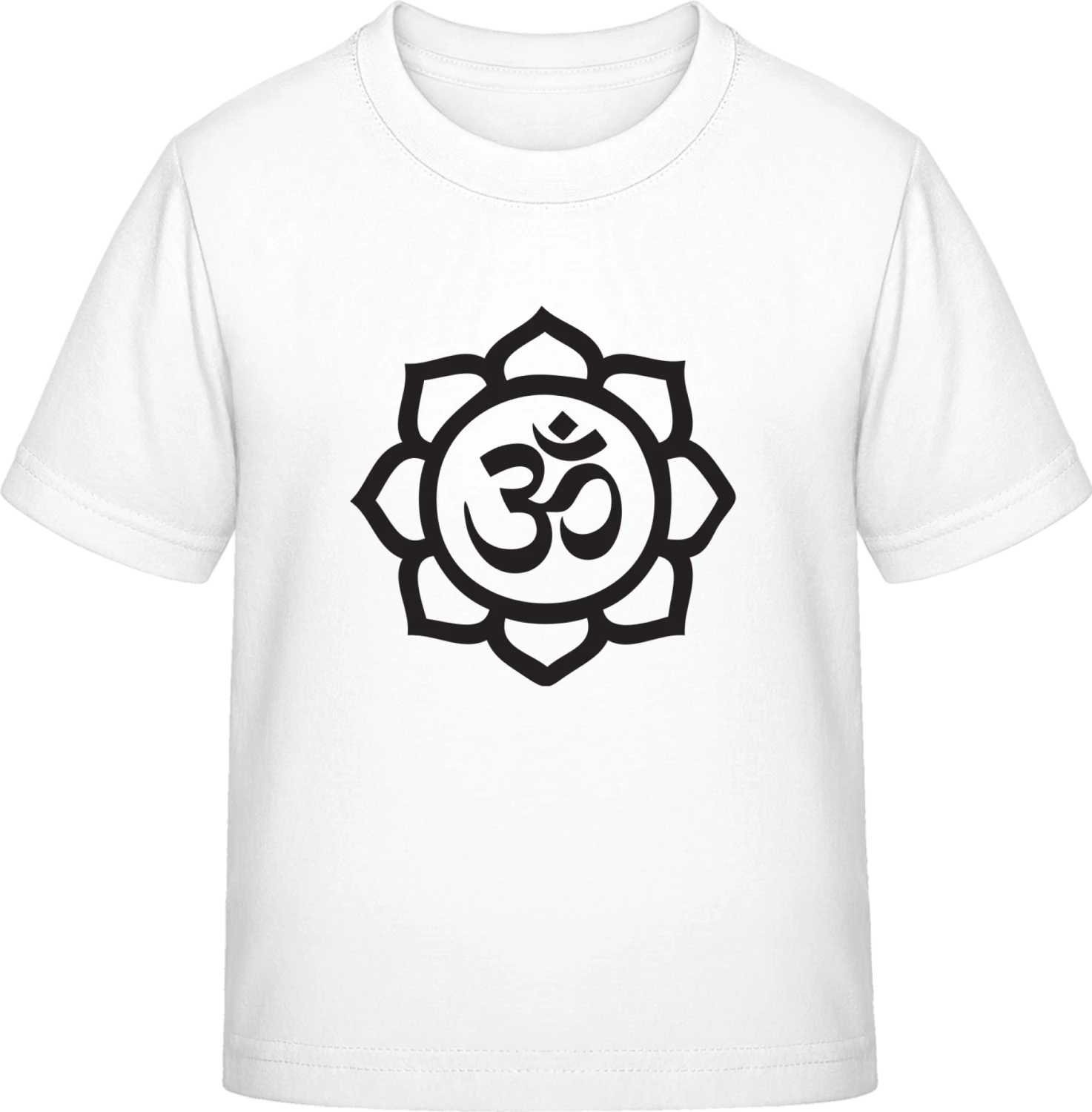 Om Aum Sanskrit - White Exact 190 Kids - Front