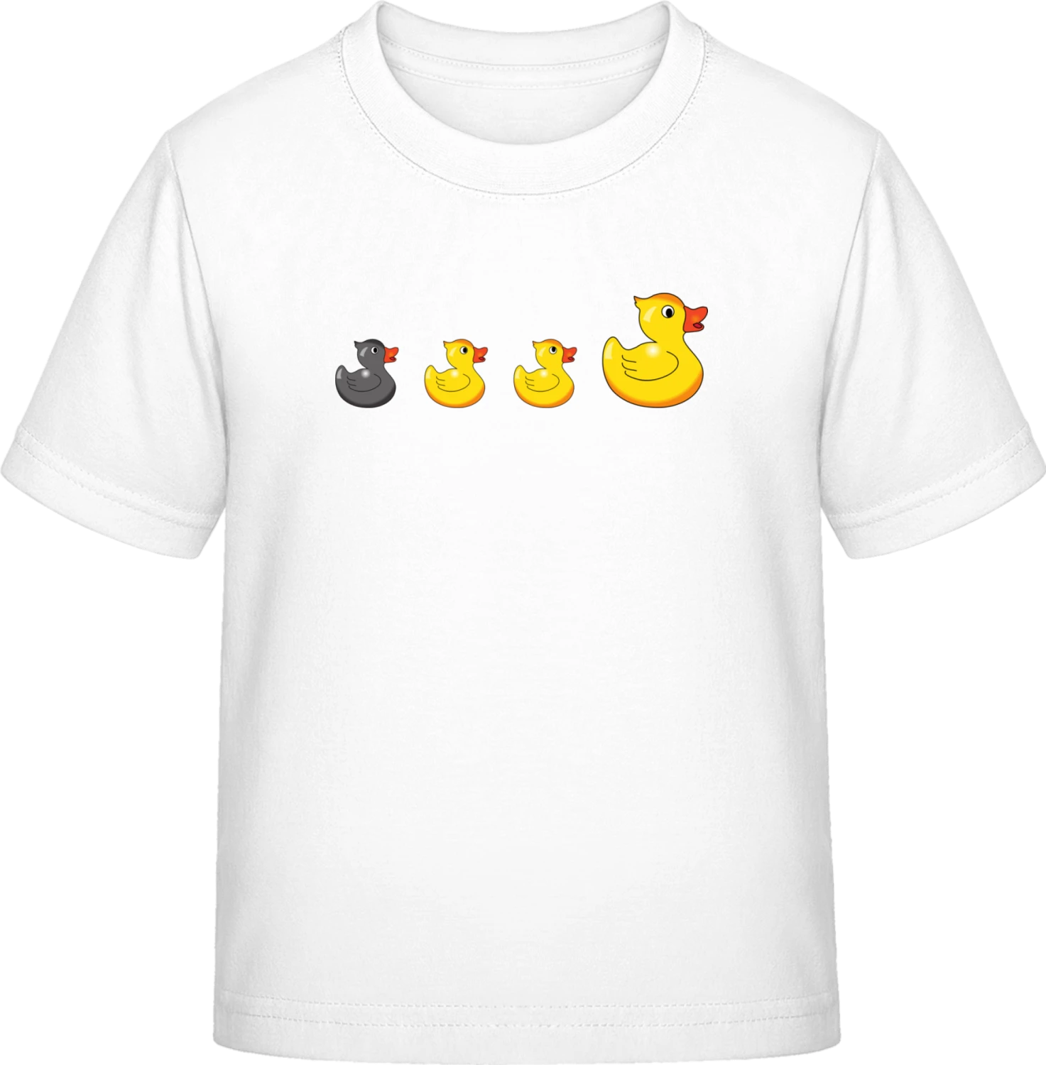 Black Duck Be Different - White Exact 190 Kids - Front