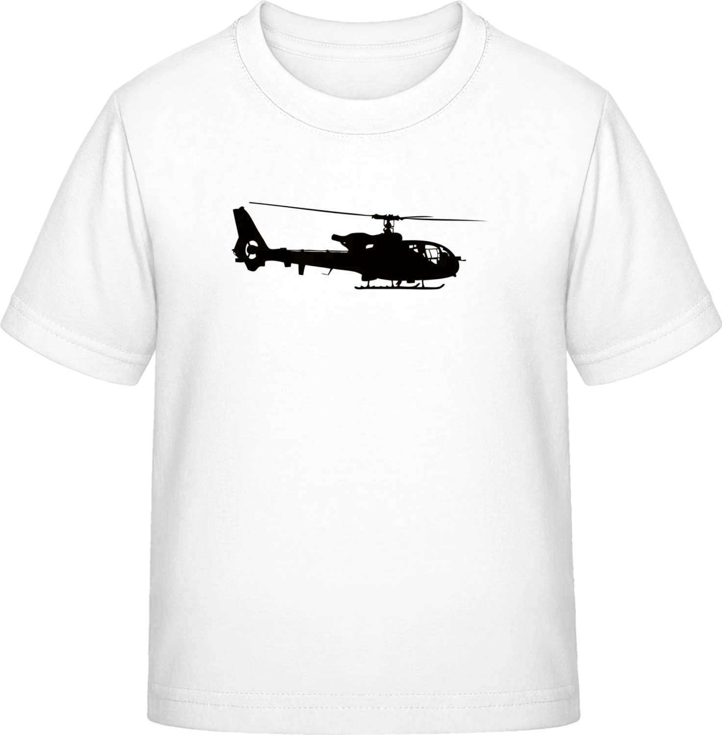 Helicopter Illustration - White Exact 190 Kids - Front