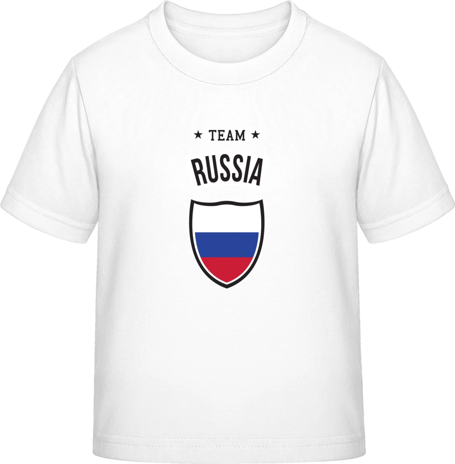 Team Russia - White Exact 190 Kids - Front